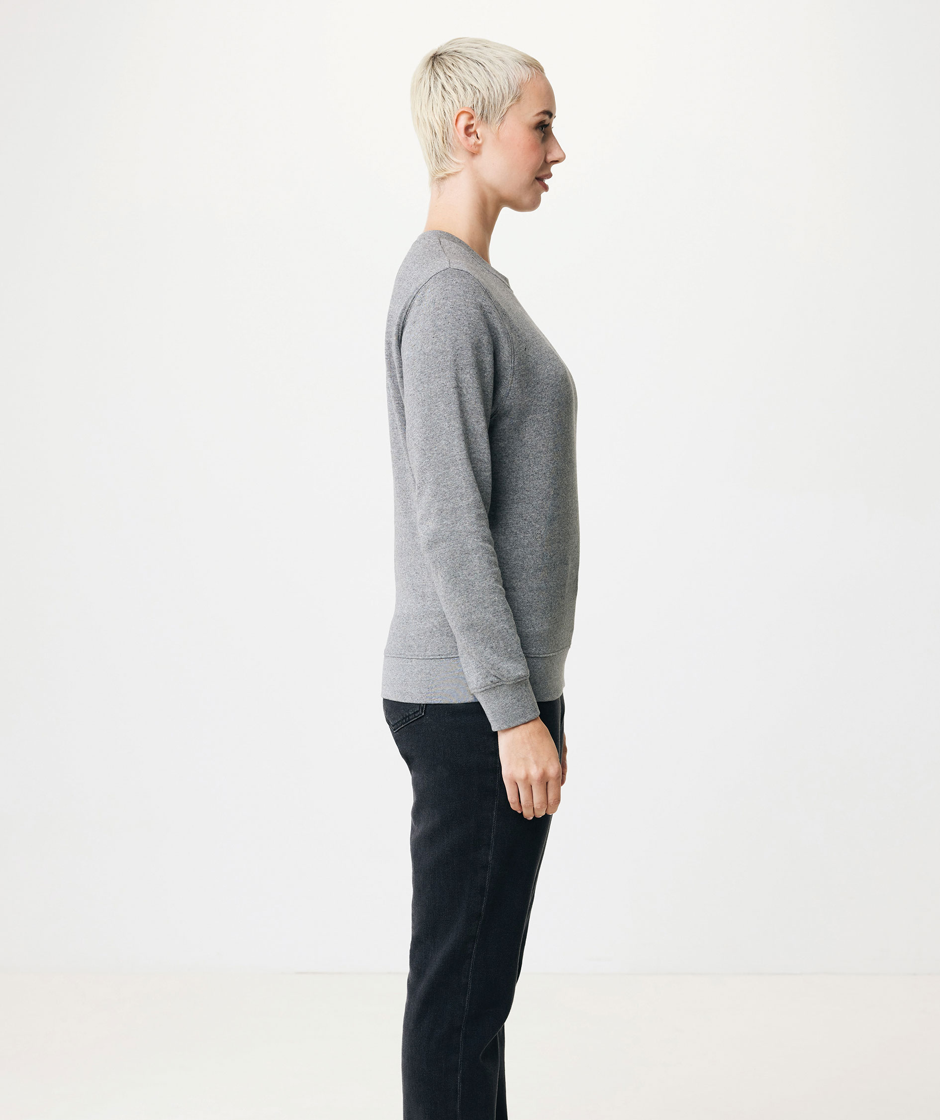 Iqoniq Etosha sweatshirt, Light Heather Anthracite, large image number 10