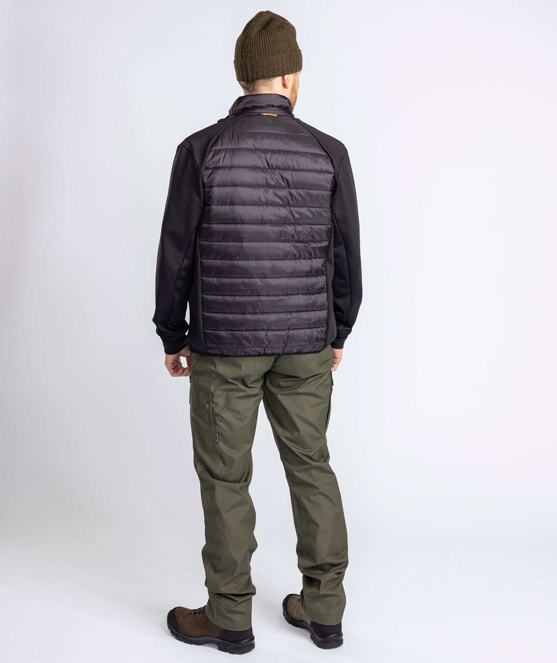 Pinewood Finnveden Hybrid Power fleecejakke, Black, large image number 4