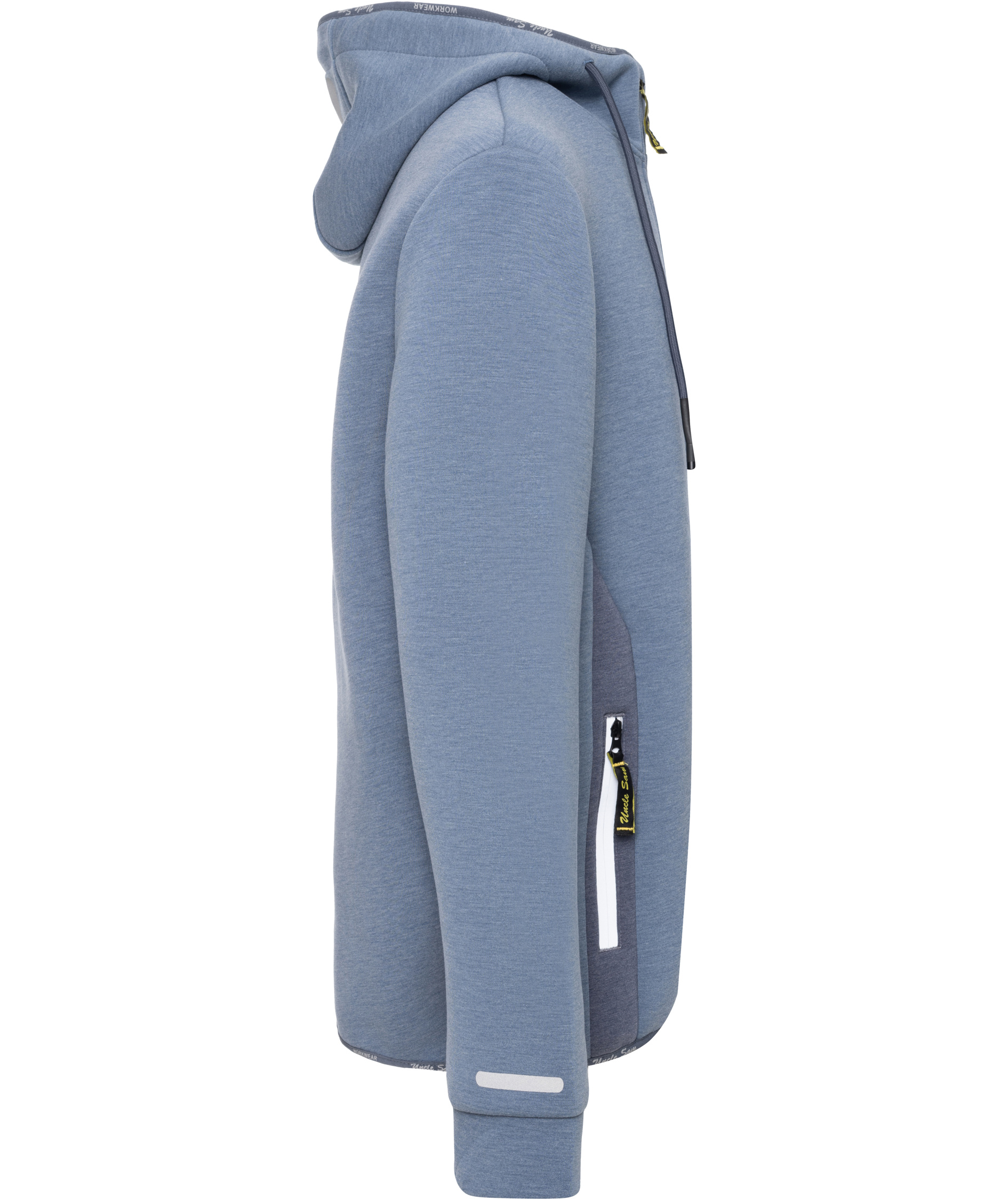 Uncle Sam hoodie with zipper, Marine Blue, large image number 2