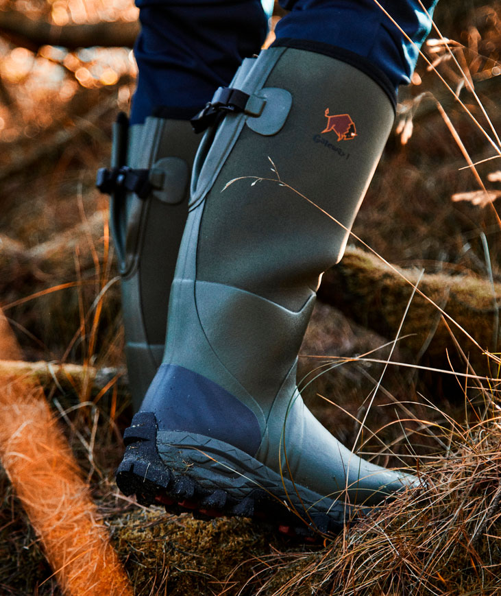 Gateway1 Woodwalker 18" 4mm gummist&oslash;vler, Khaki