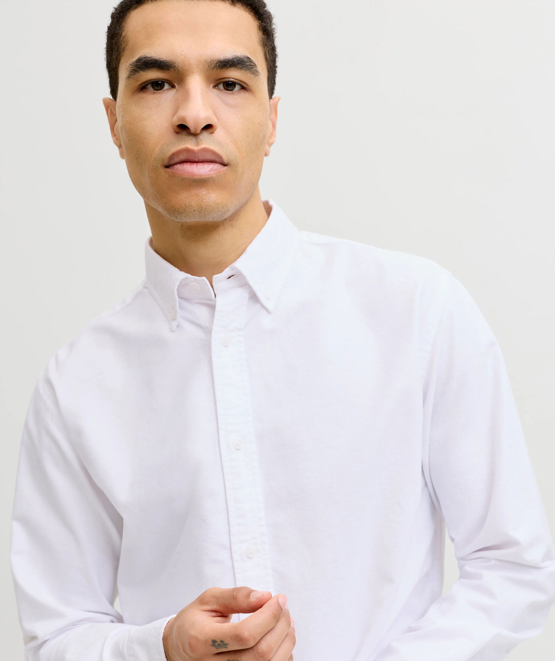 Jack & Jones JJEHARVEY OXFORD Regular fit shirt, White, large image number 5