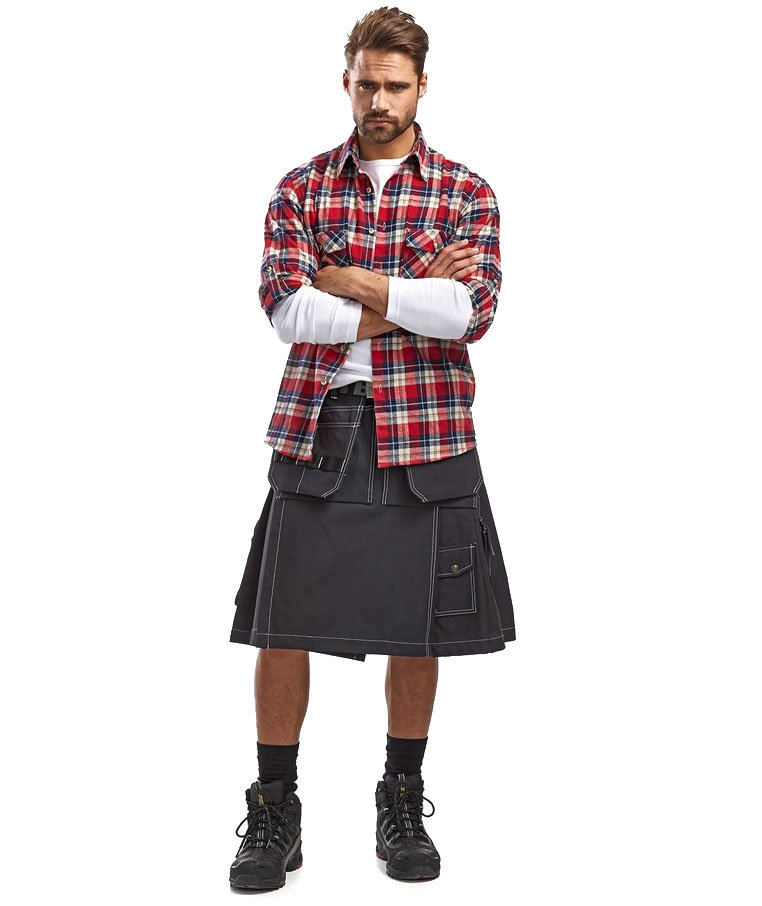 Bl&aring;kl&auml;der hantverkskilt, Svart