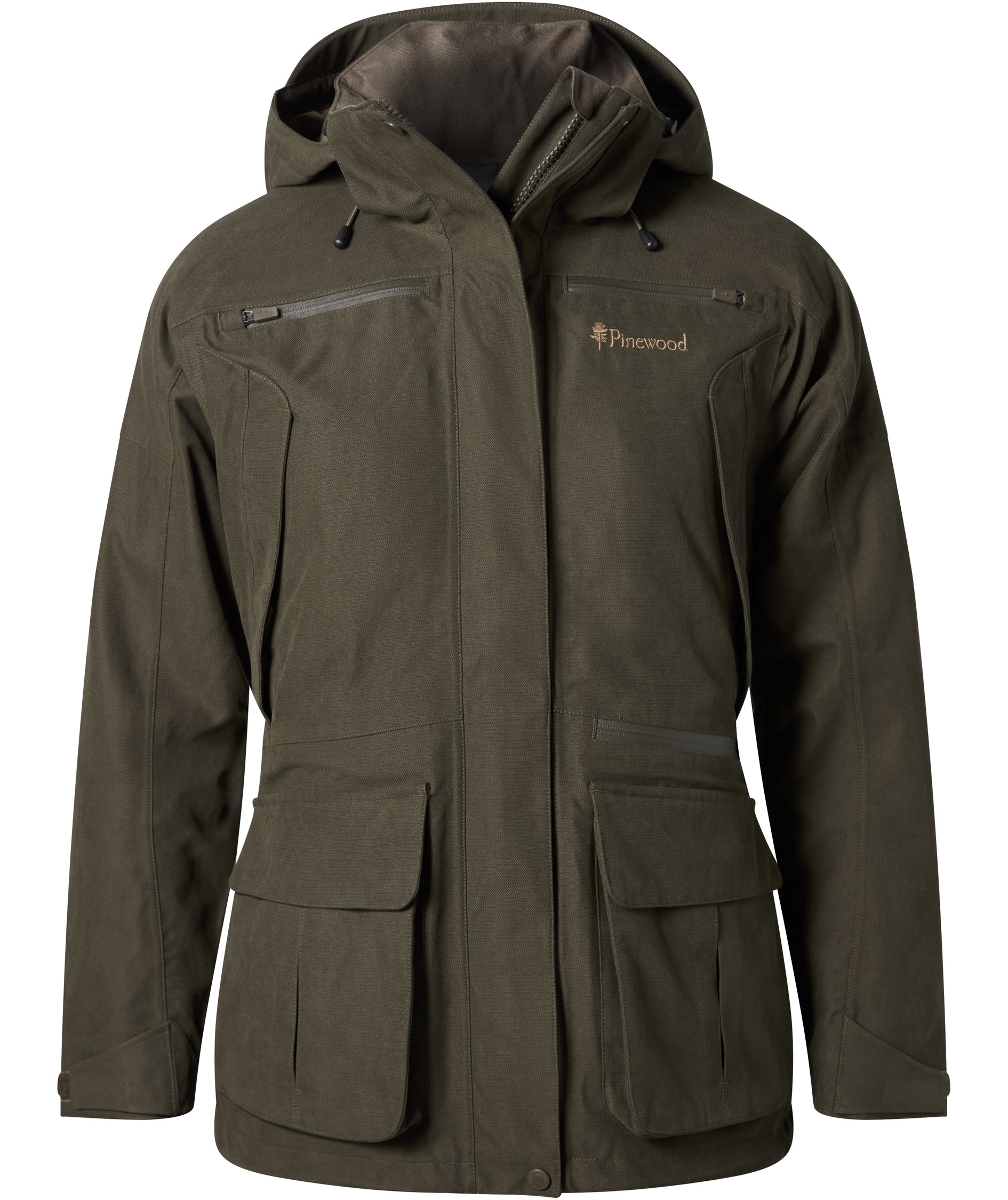 Pinewood&nbsp;Furudal Expert 2L Hunting damejakke, Dark Mossgreen, Dark Mossgreen, swatch