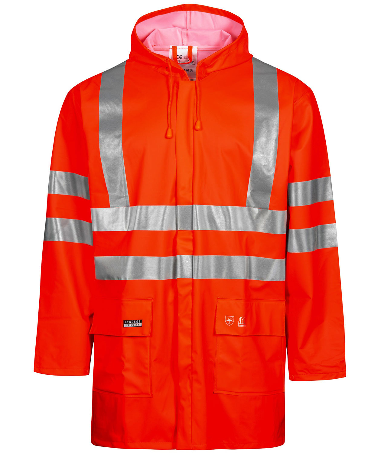 Lyngs&oslash;e PU regnjacka, Varsel R&ouml;d