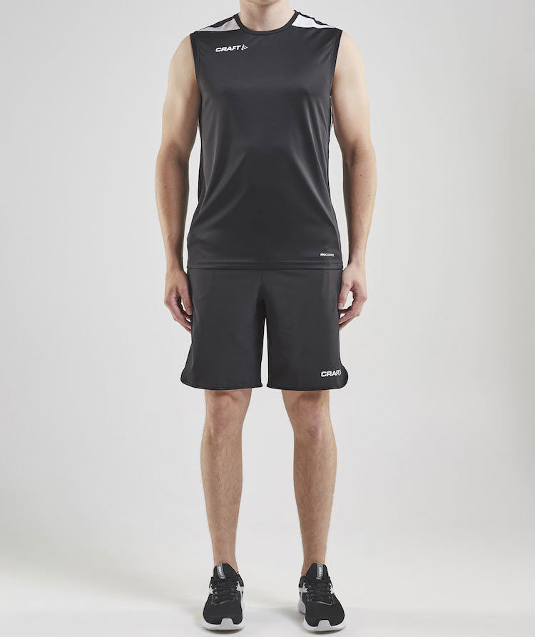 Craft Pro Control Impact tank top, Black/white, large image number 4