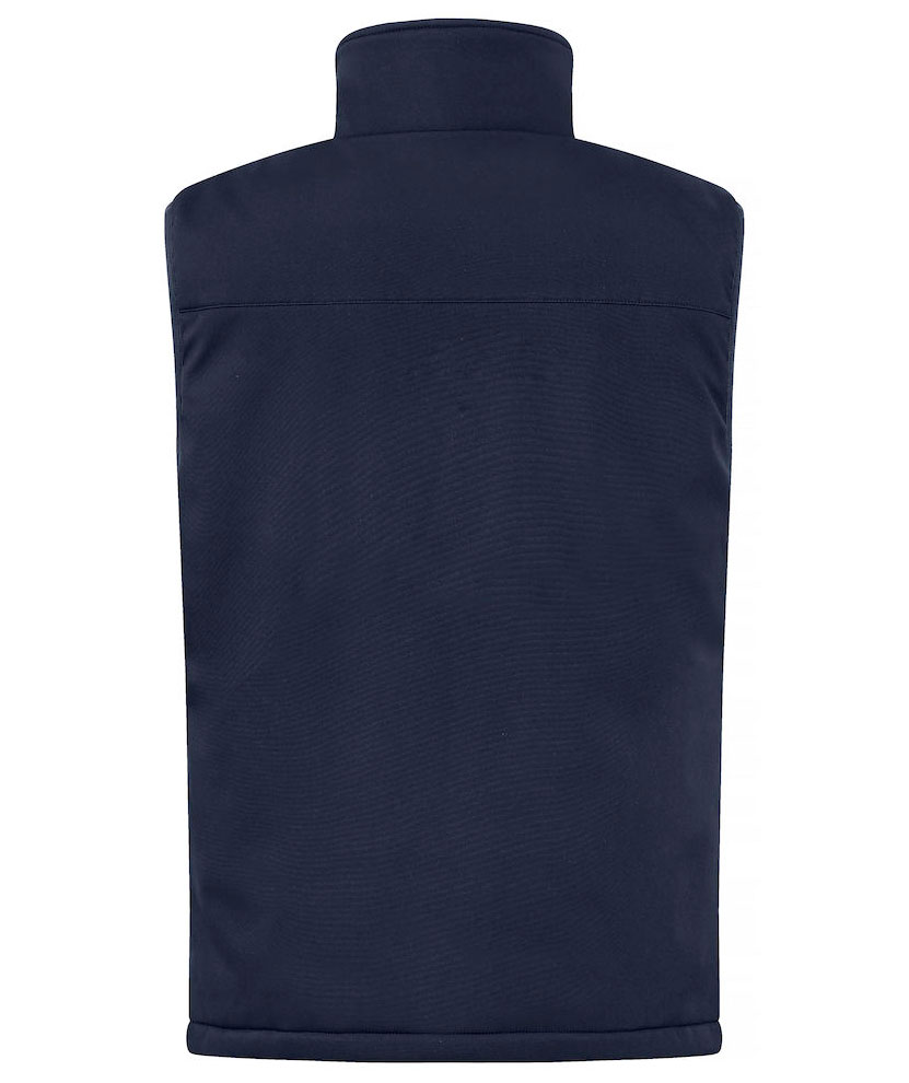 Clique fodrad softshellv&auml;st, Dark navy