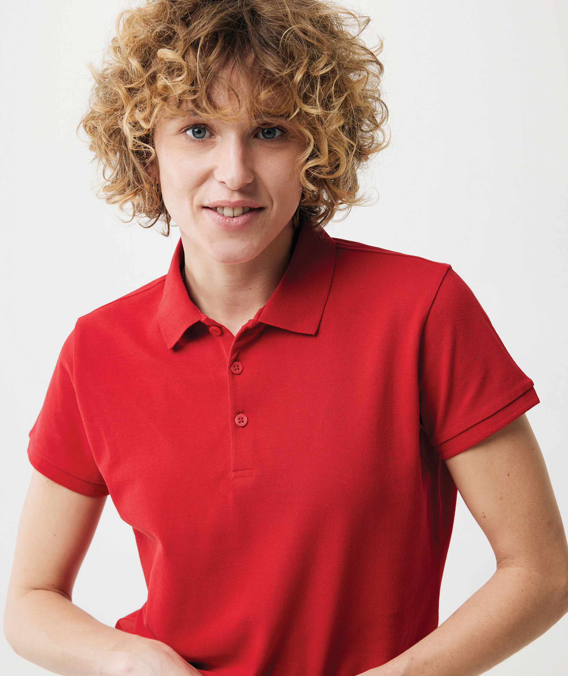 Iqoniq Yosemite Damen Poloshirt, Rot, large image number 5