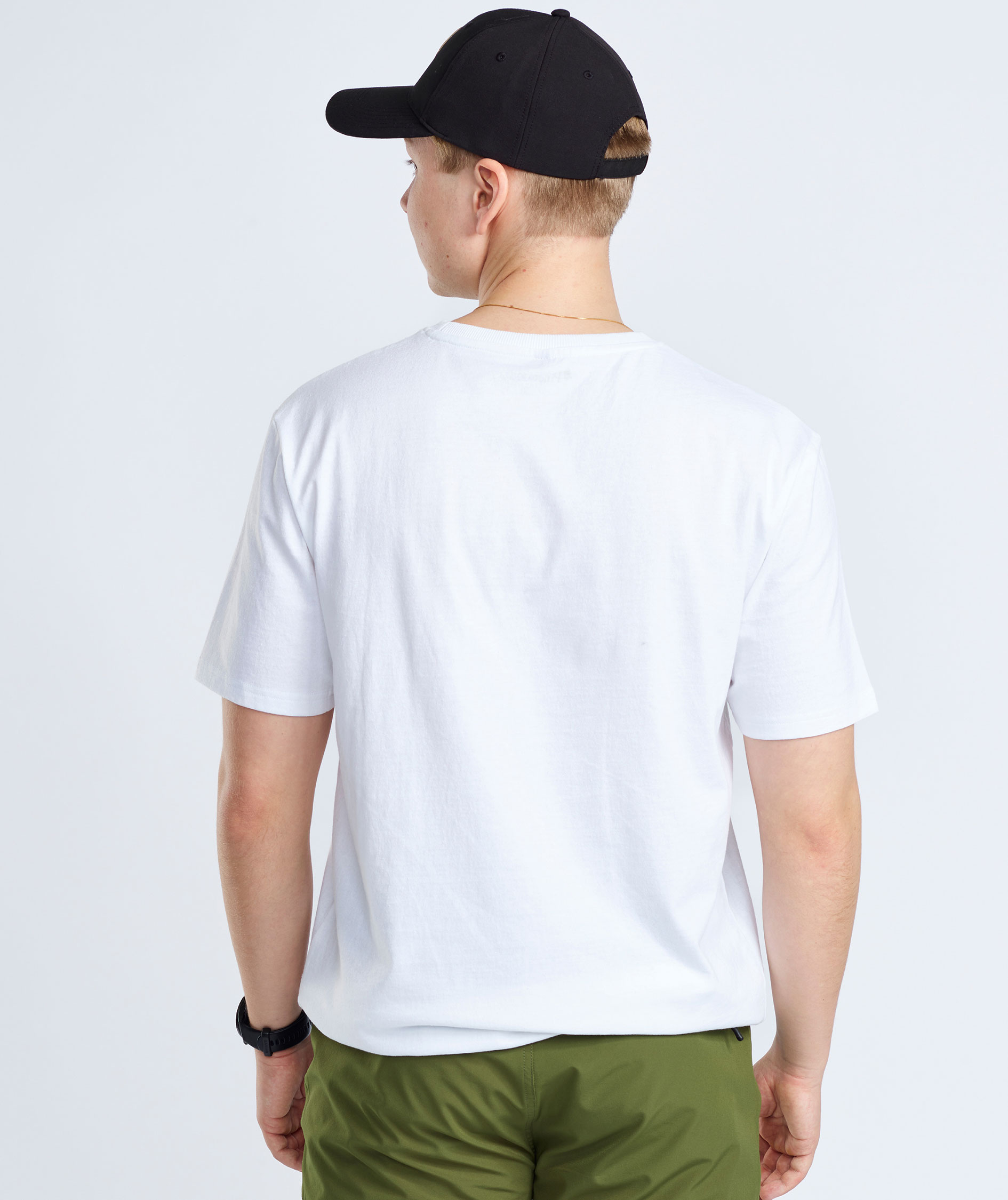 Pinewood Finnveden Recycled Outdoor T-shirt, White Melange Pine Tree, large image number 2