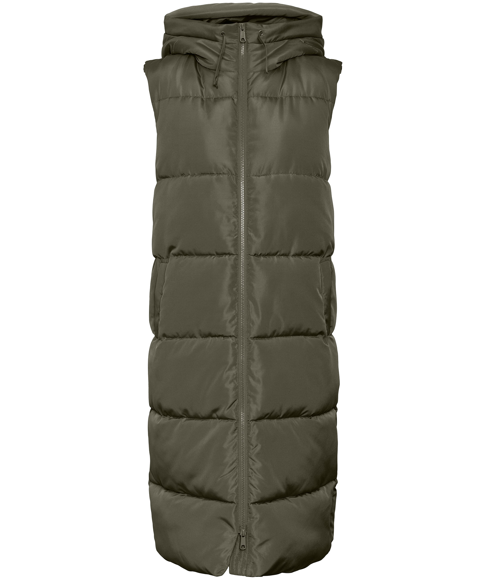 Vero Moda VMLIGAANE l&aring;ng vadderad v&auml;st, Grape leaf