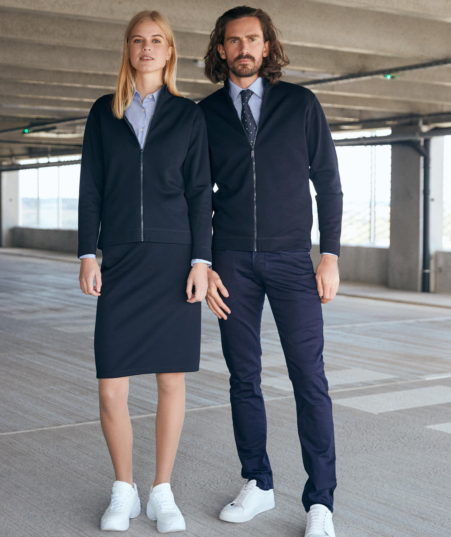 CC55 Porto stickad cardigan, Navy