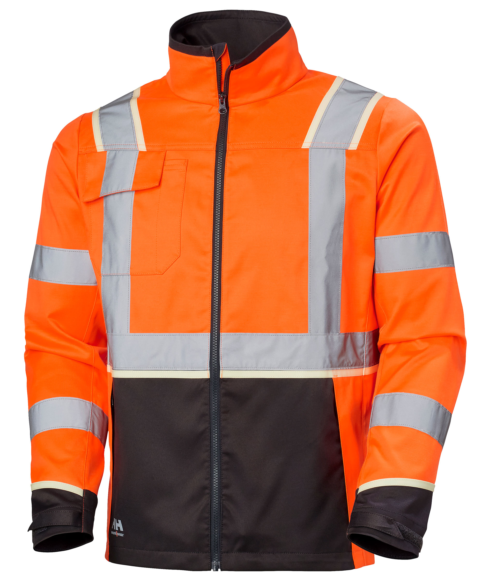 Helly Hansen UC-ME work jacket, Hi-vis Orange/Ebony, large image number 0