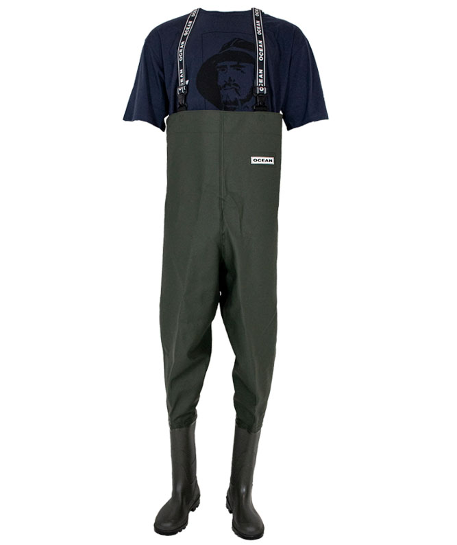 Ocean Deluxe vadare, M&ouml;rk Olivgr&ouml;n