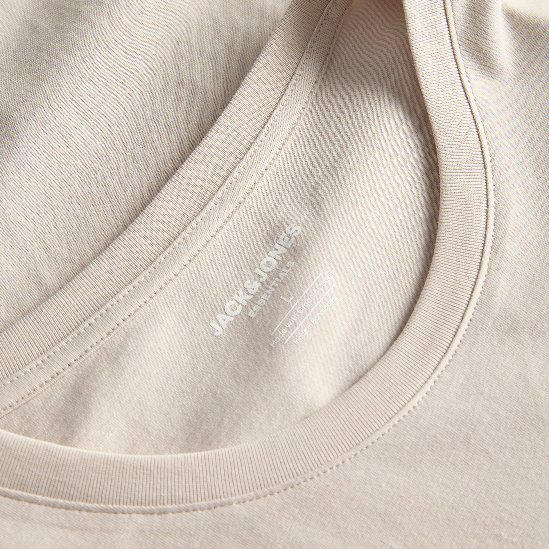 Jack & Jones JJEJEFF LOGO T-shirt, Moonbeam, large image number 2