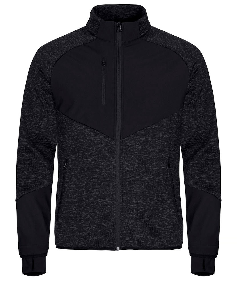 Clique Haines fleecejacka, Svart