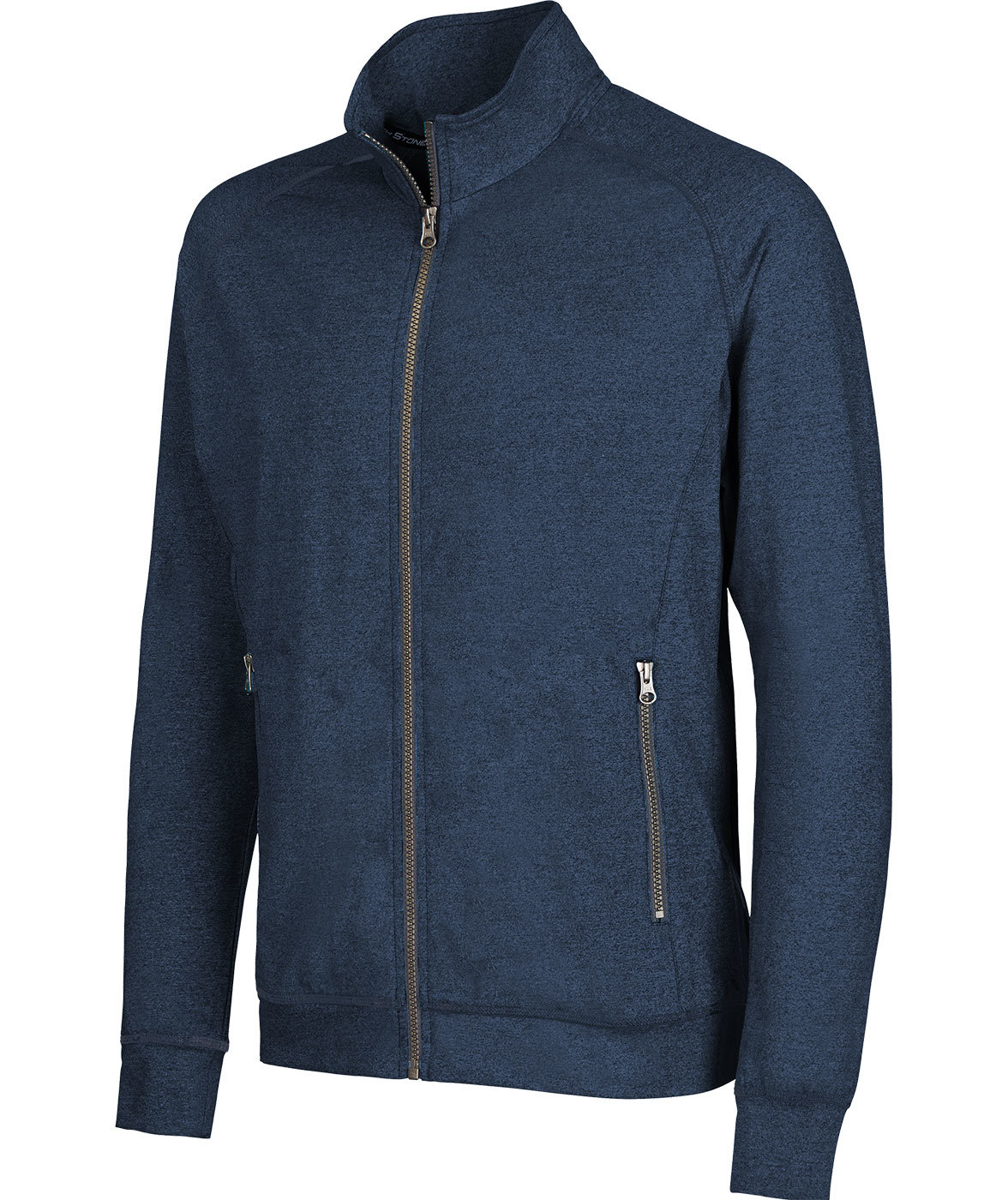 Pitch Stone cardigan  med blixtl&aring;s, Navy melange
