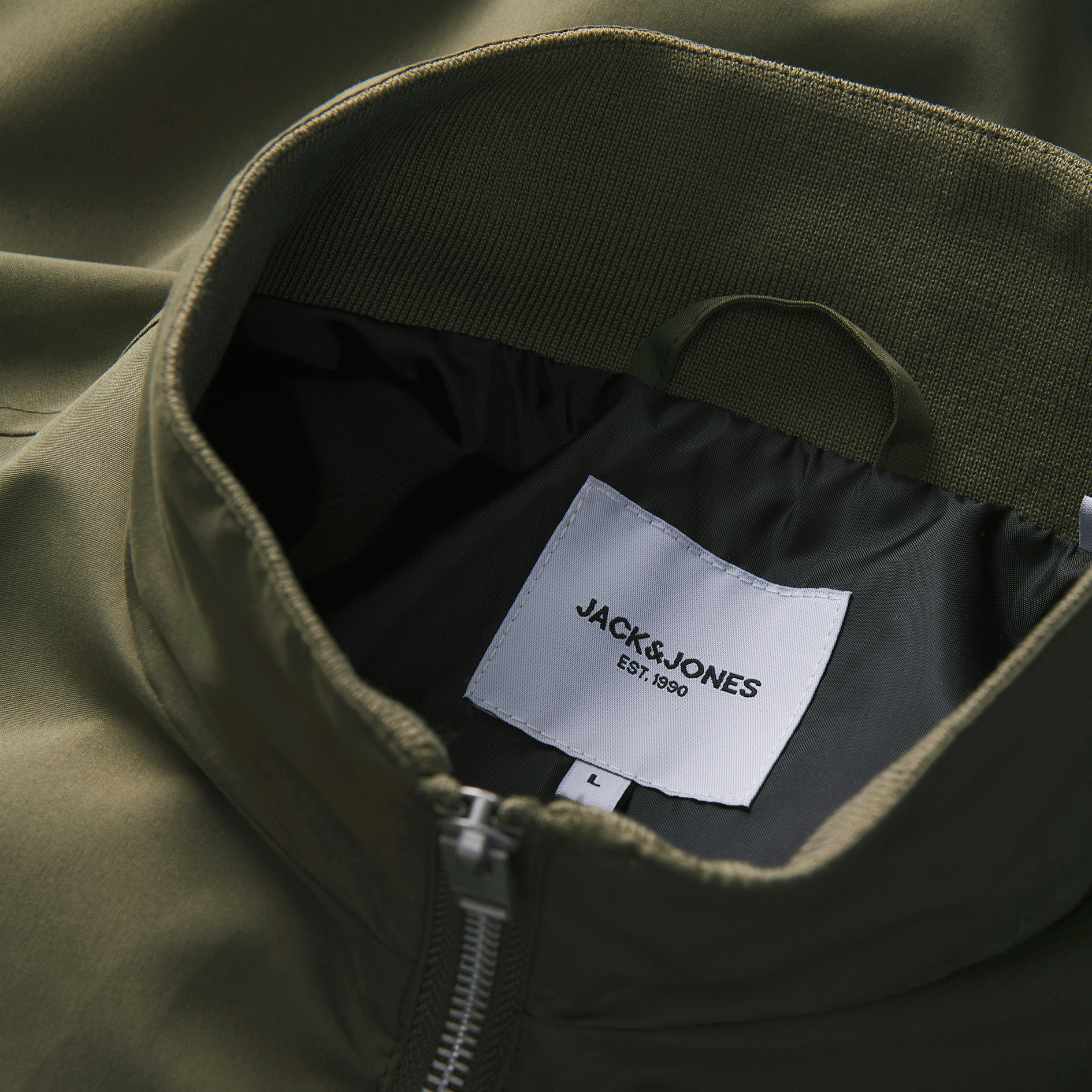 Jack & Jones JJERUSH HARRINGTON Bomber jacket, Dusty Olive, large image number 2