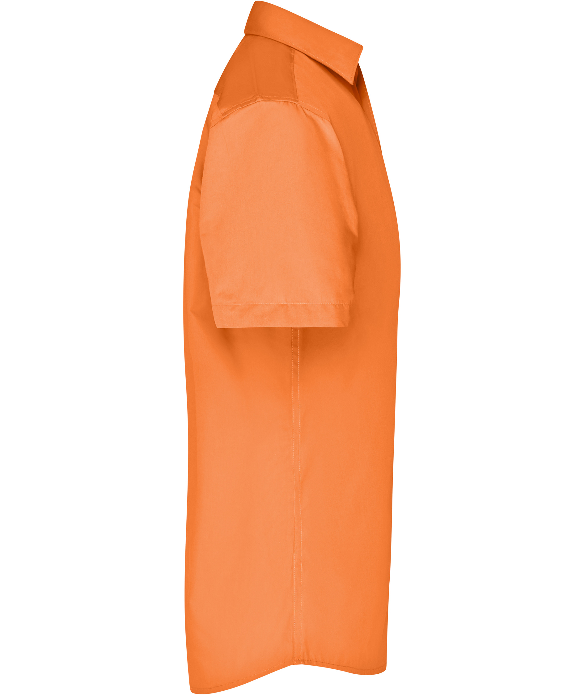 James & Nicholson classic fit kort&aelig;rmet skjorte, Orange, large image number 2
