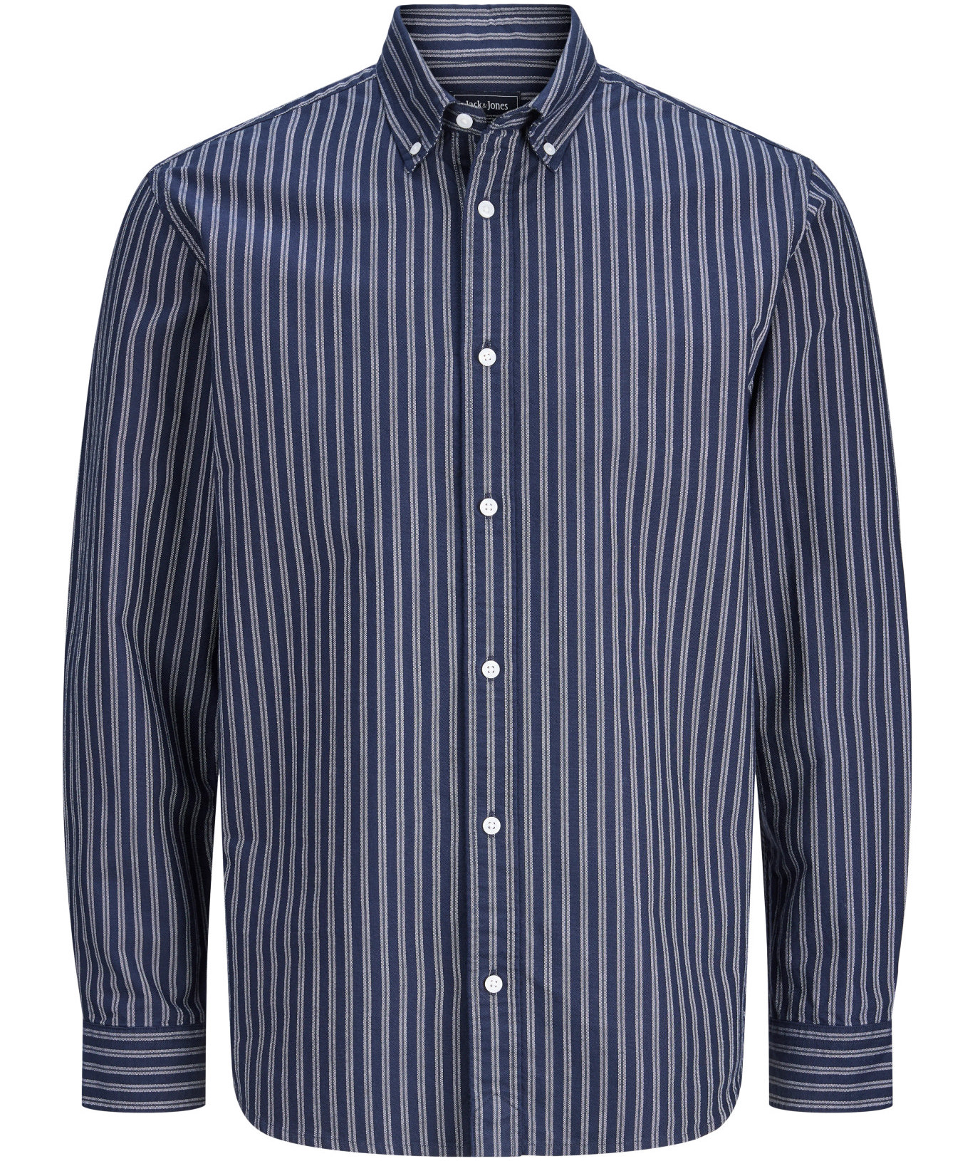 Jack & Jones JJEHARVEY OXFORD Regular fit shirt, Navy Blazer, Navy Blazer, swatch