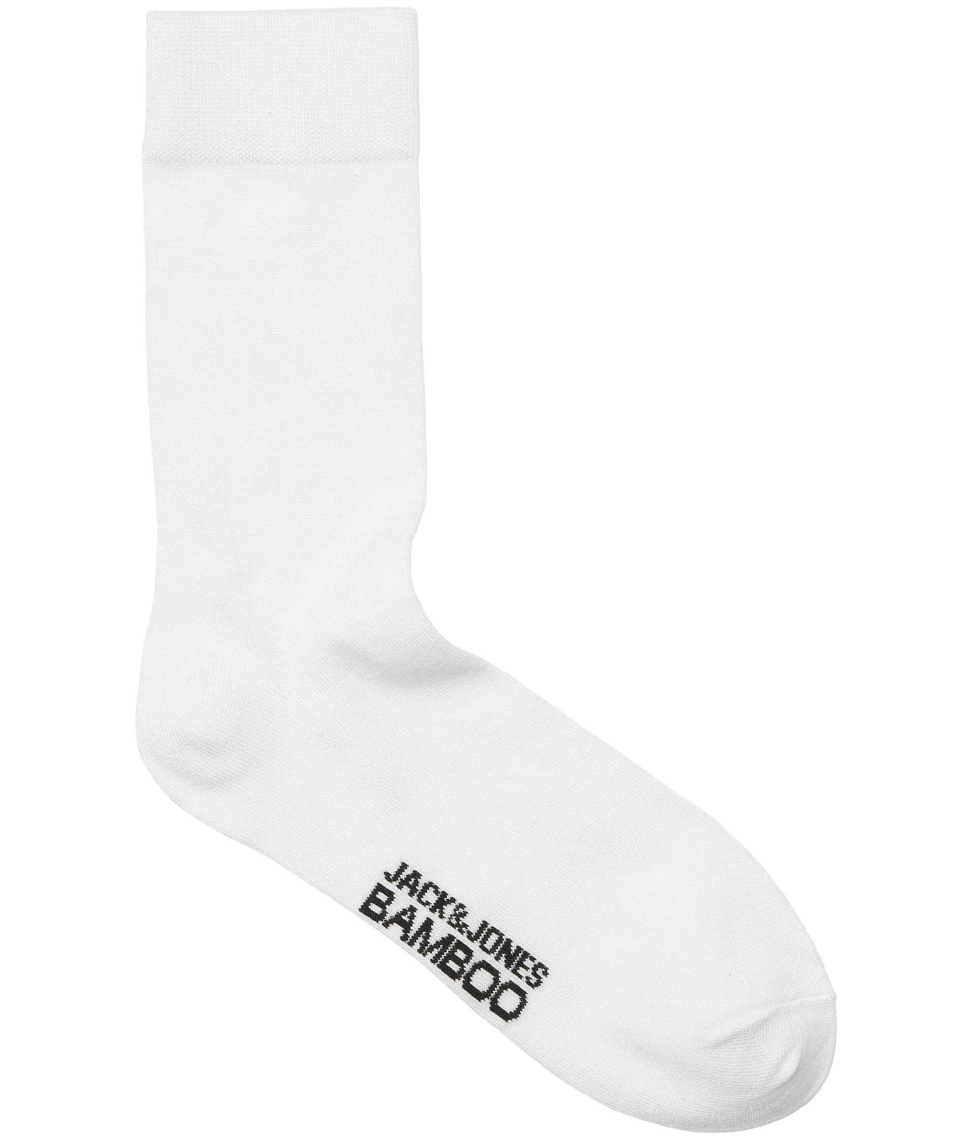 Jack & Jones JACBASIC 5-pack bamboo socks, White