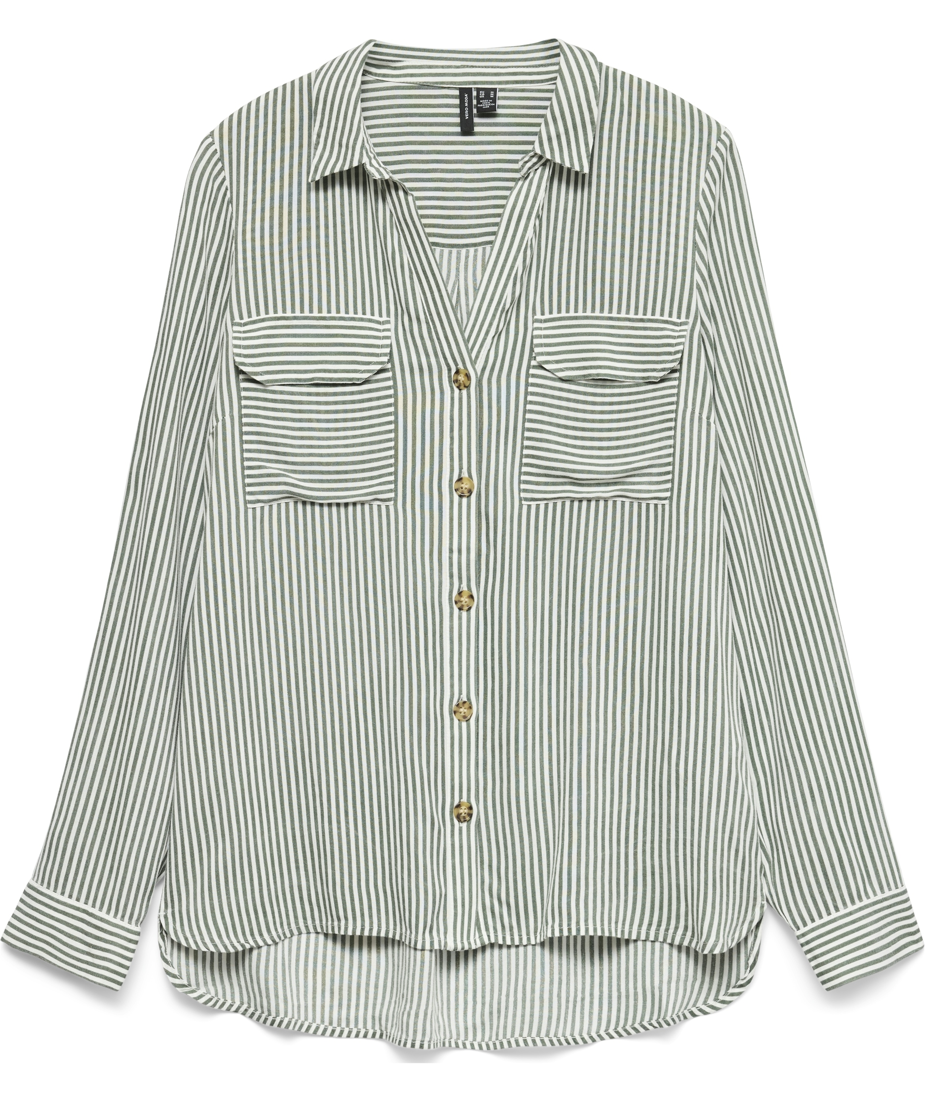 Vero Moda VMBUMPY skjorta dam, Laurel Wreath Stripe