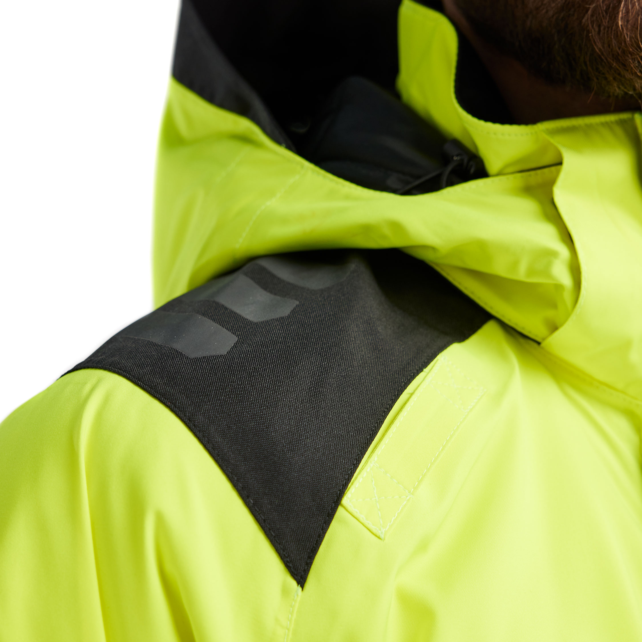 Bl&aring;kl&auml;der vinter parkas, Varsel Gul/Svart, large image number 7