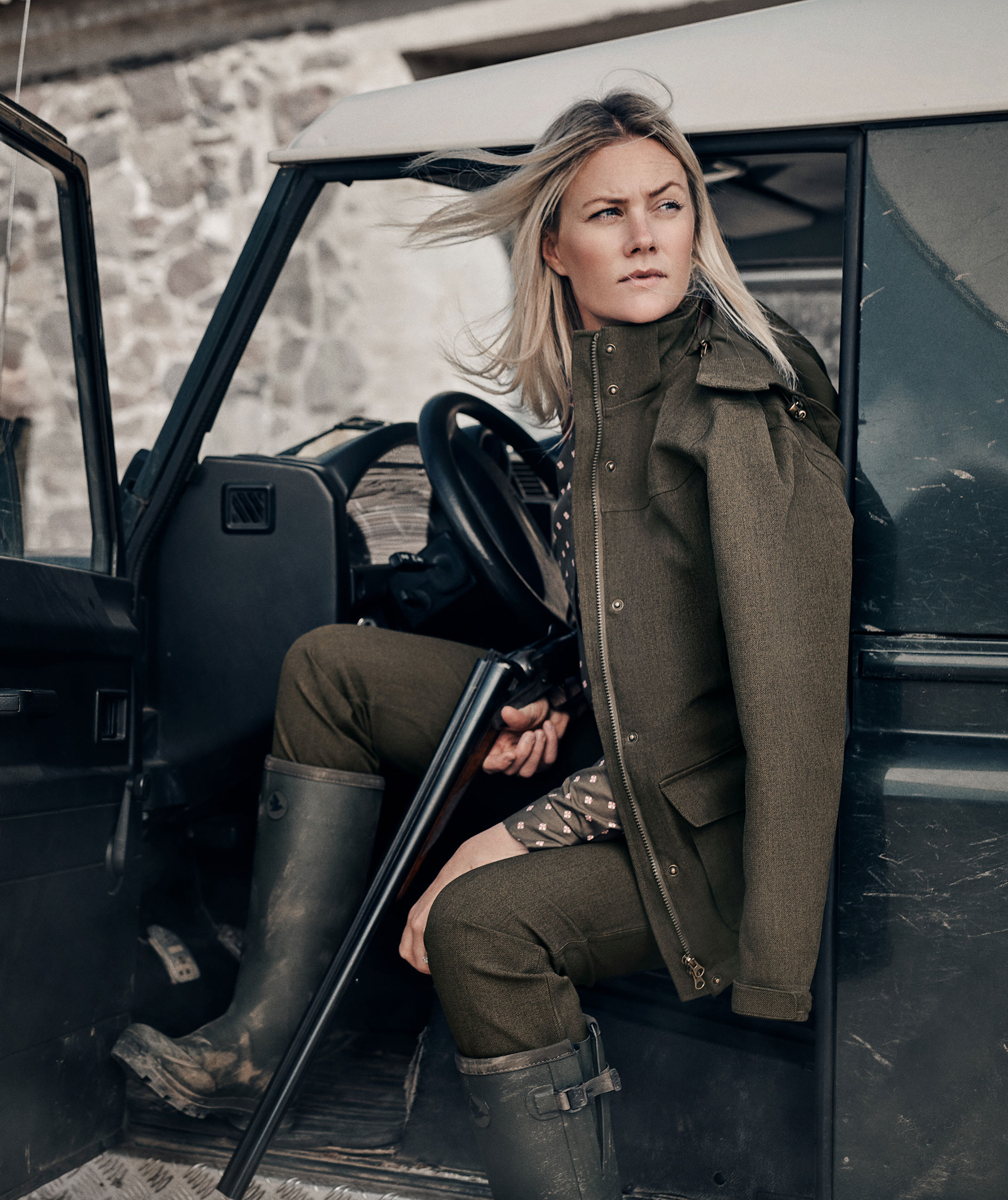 Seeland Woodcock Advanced dame bukse, Shaded olive, large image number 3