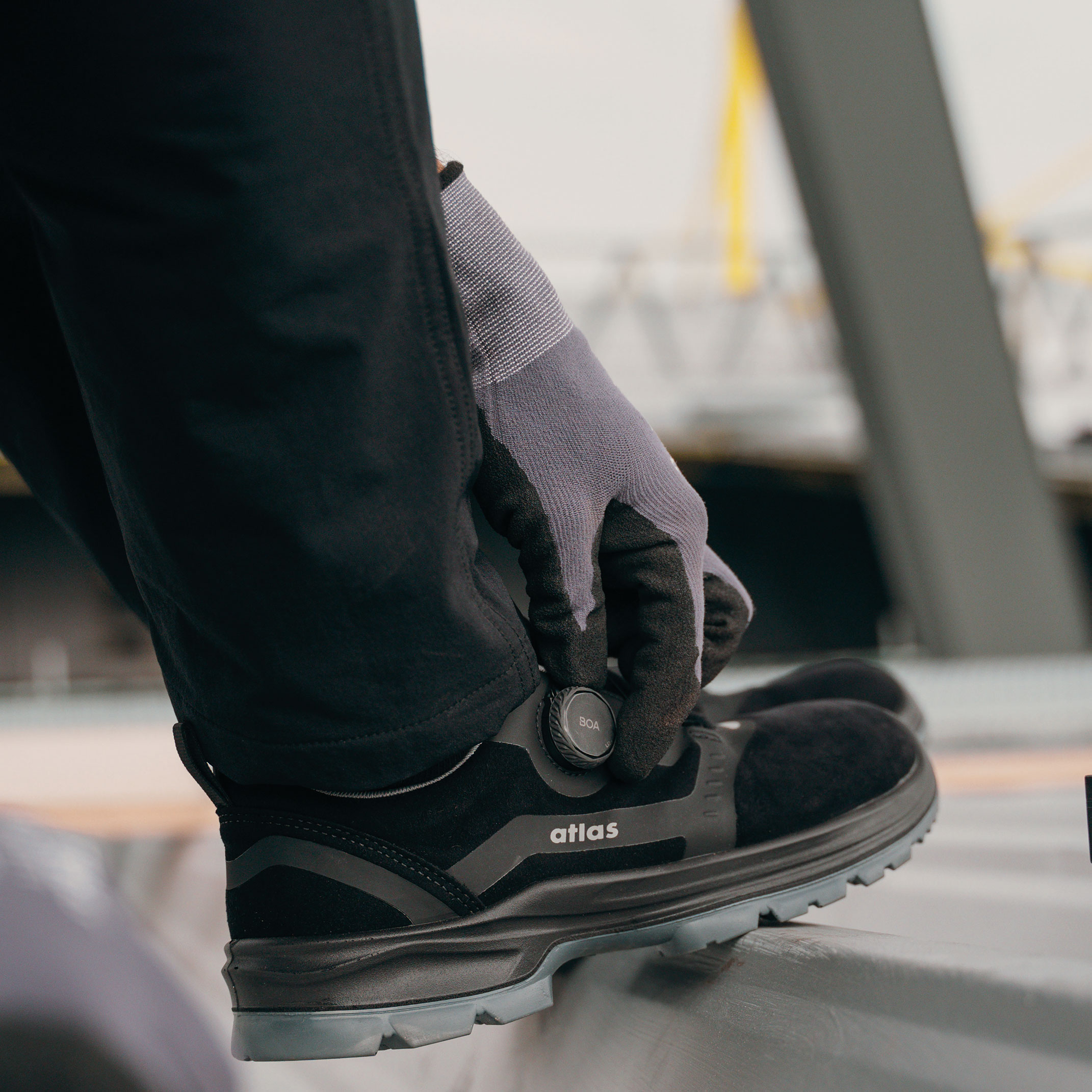 Atlas Flash 6405 XP Boa&reg; vernesko S3, Svart, large image number 2