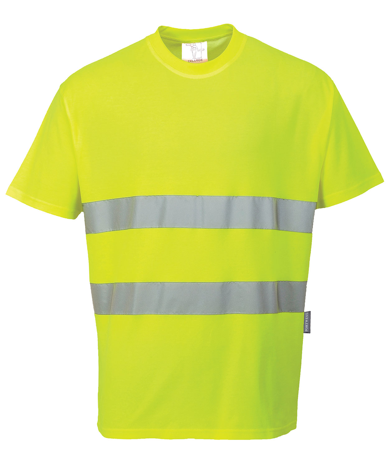 Portwest T-shirt, Varsel Gul