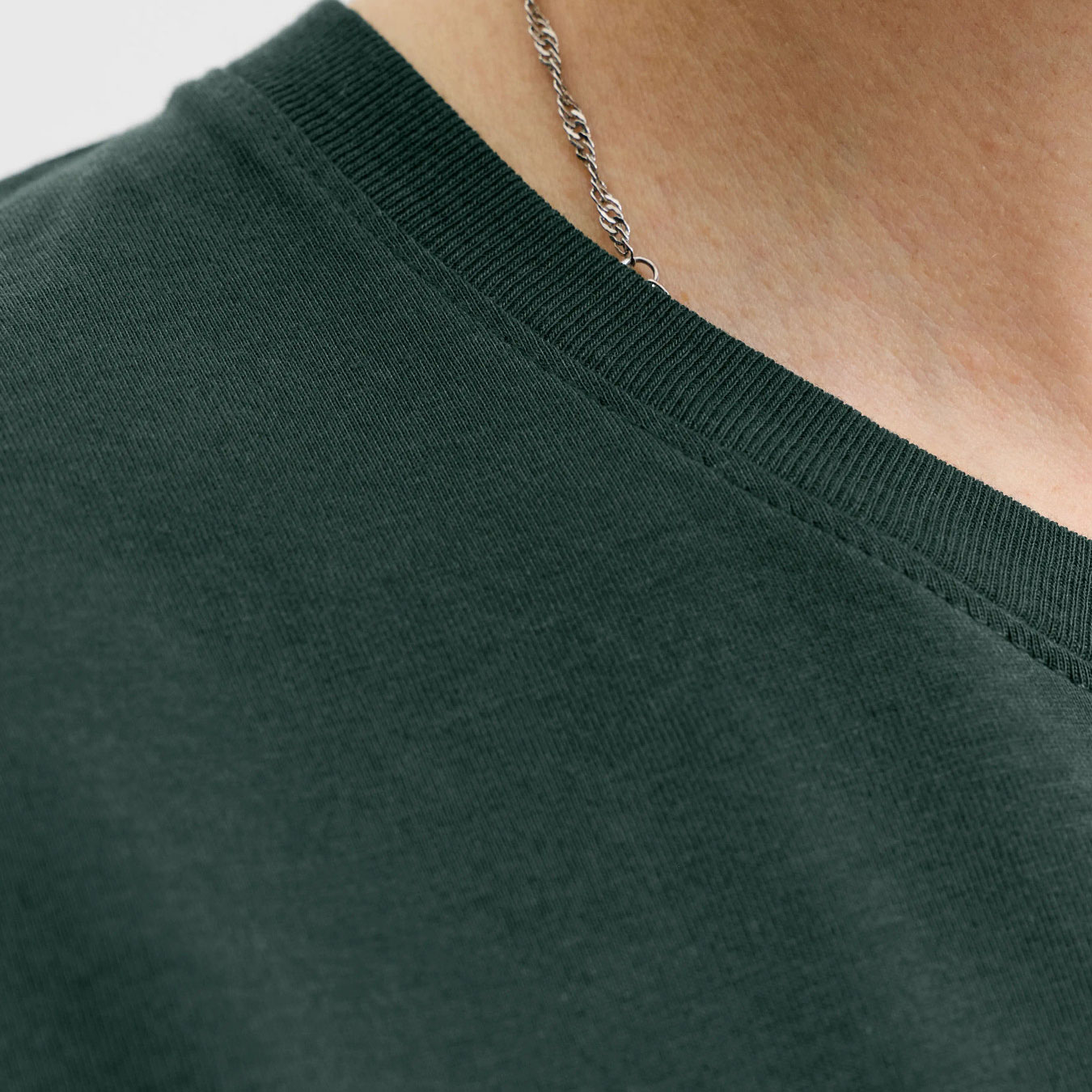 Jack & Jones JJEORGANIC basic T-skjorte, Scarab, large image number 4
