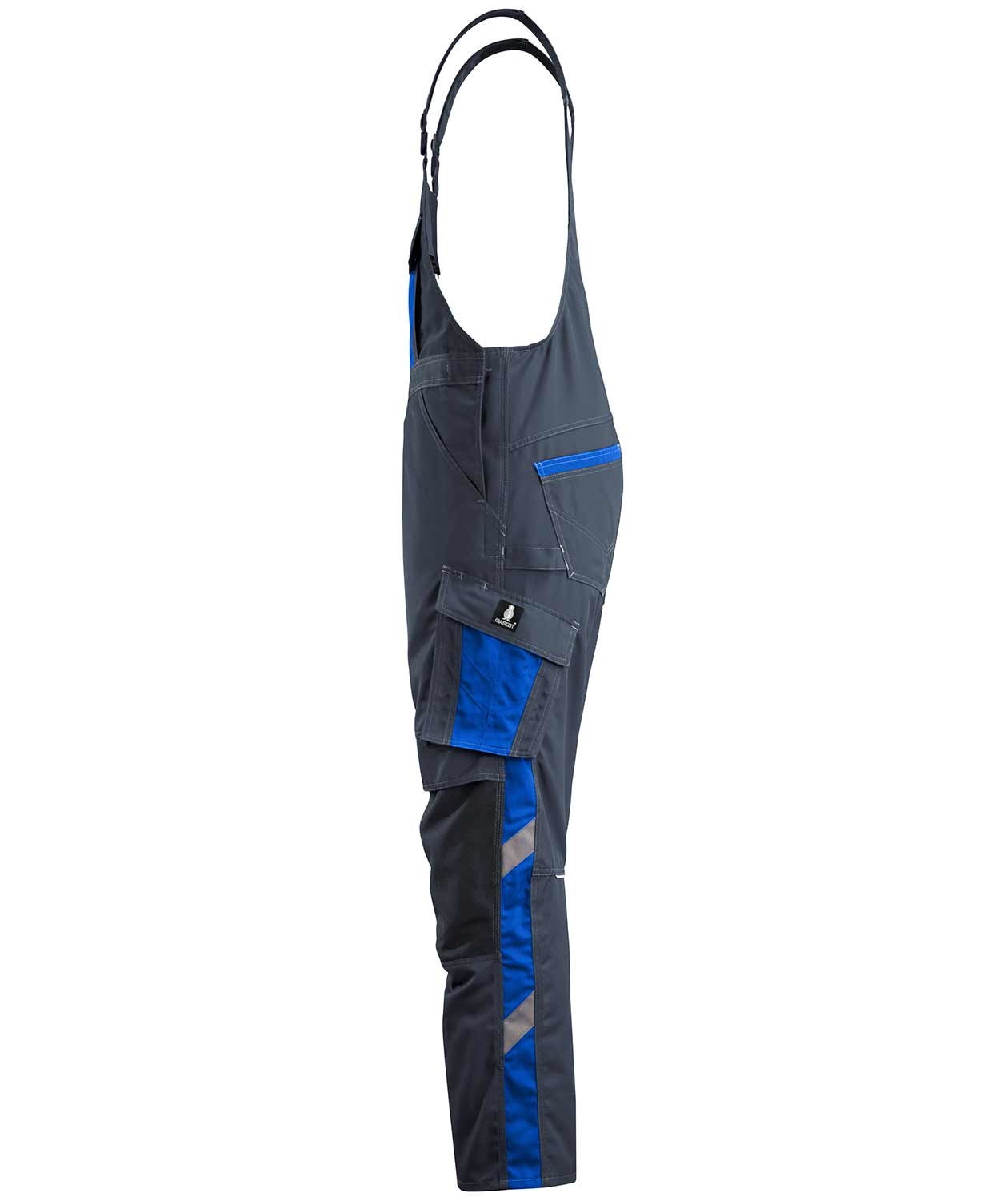 Mascot Unique Augsburg arbeidsselebukse, M&oslash;rk Marine/Koboltbl&aring;, large image number 3