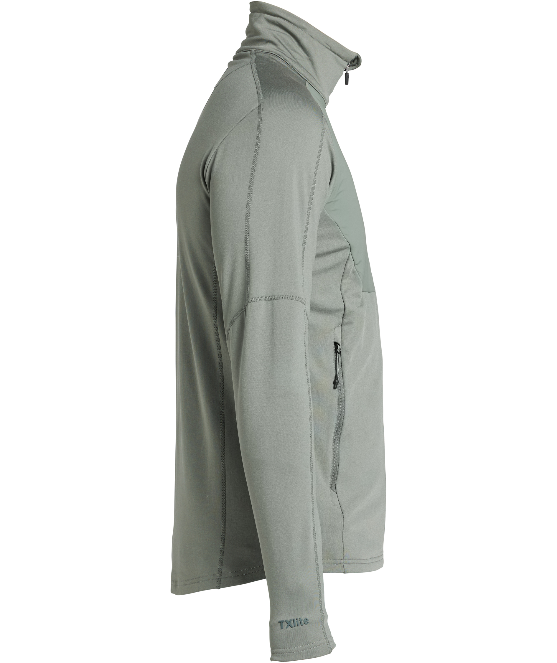 Tenson TXlite Windblock cardigan, Gr&aring;gr&oslash;n, large image number 4