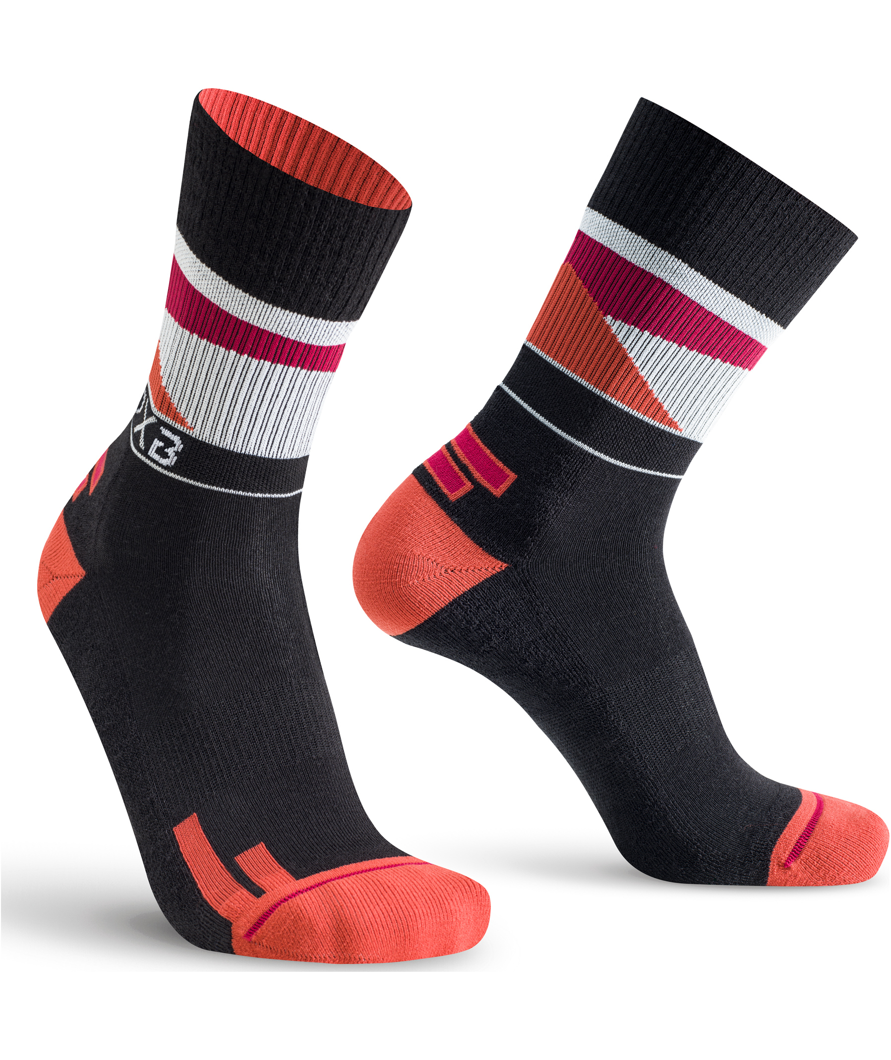 Oxyburn 2Way socks with merino wool, Black/wall