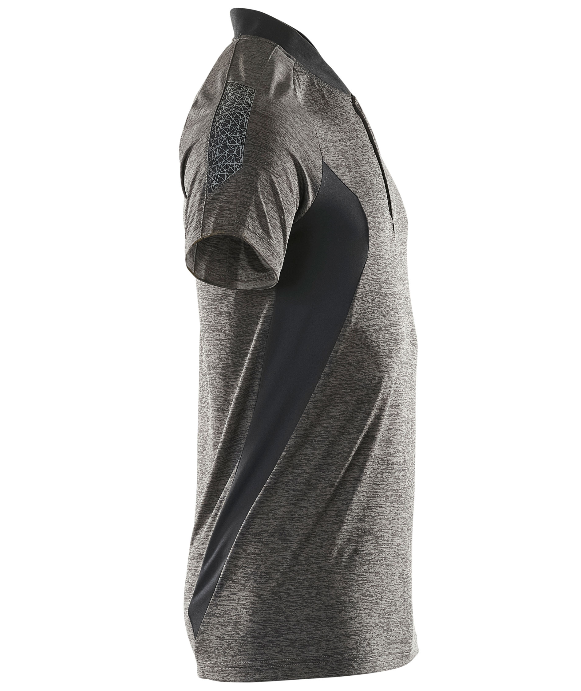 Mascot Accelerate Coolmax polo T-skjorte, M&oslash;rk Antrasitt/Svart, large image number 2