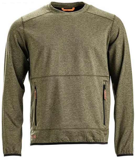 Kramp Active sweatshirt, Olivengr&oslash;n