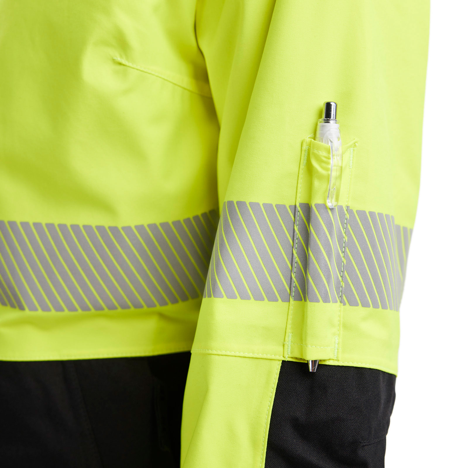 Bl&aring;kl&auml;der women's shell jacket, Hi-vis Yellow/Black, large image number 9