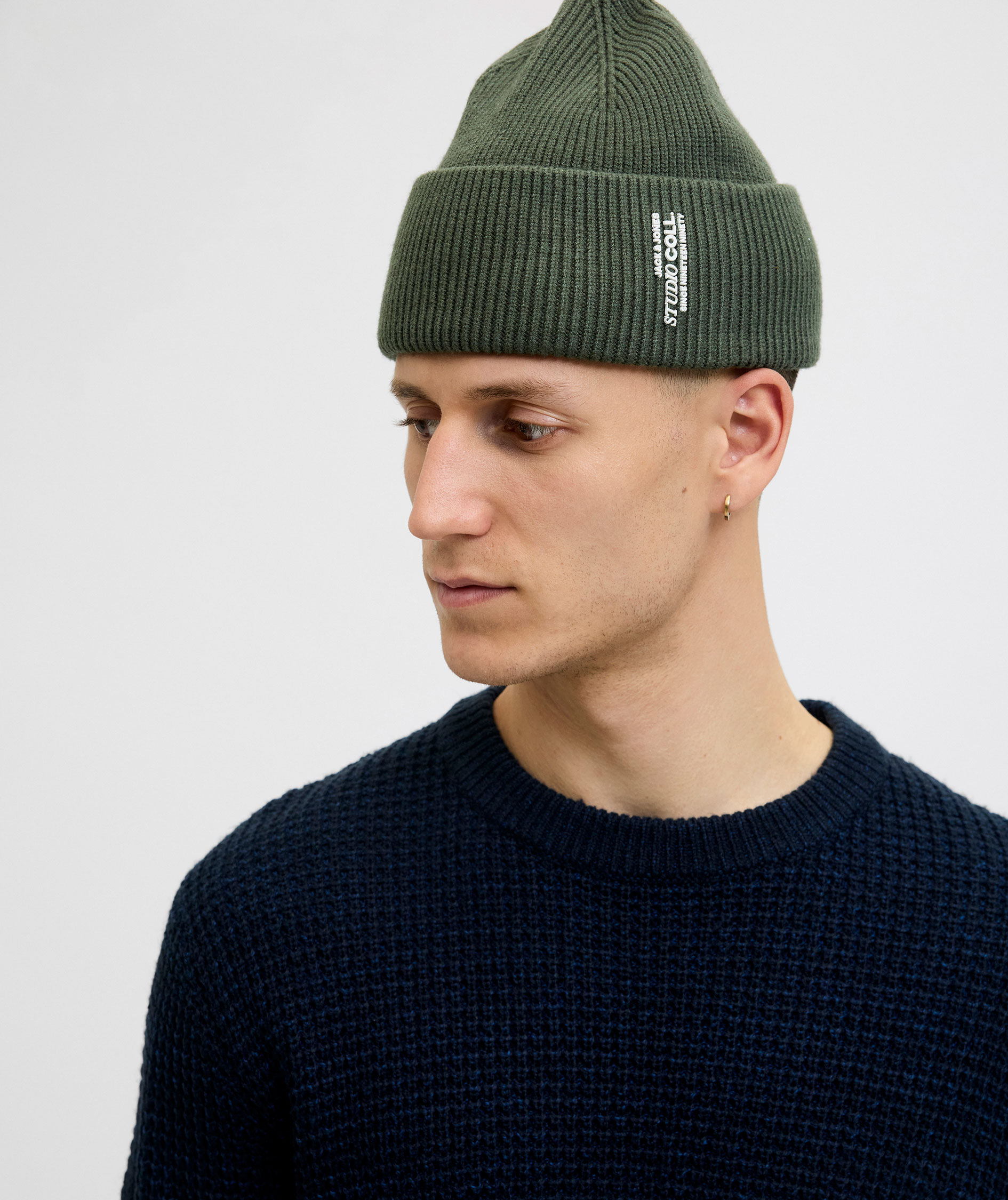 Jack & Jones JACCOLL knitted beanie, Duffel Bag