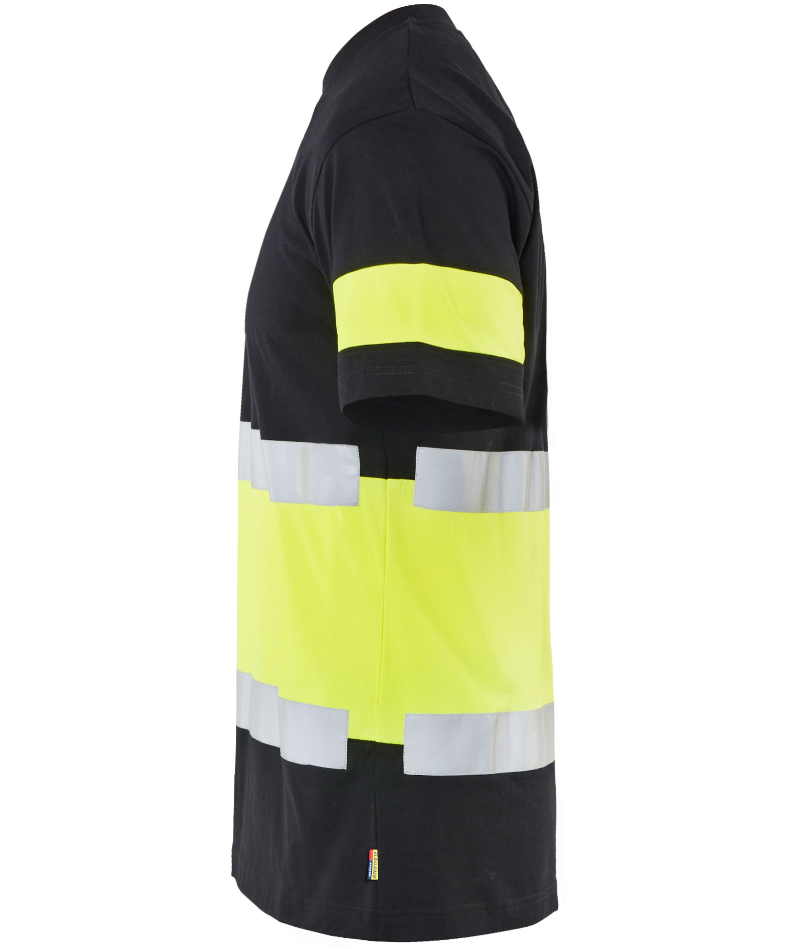 Bl&aring;kl&auml;der T-skjorte, Svart/Hi-Vis Gul, large image number 2