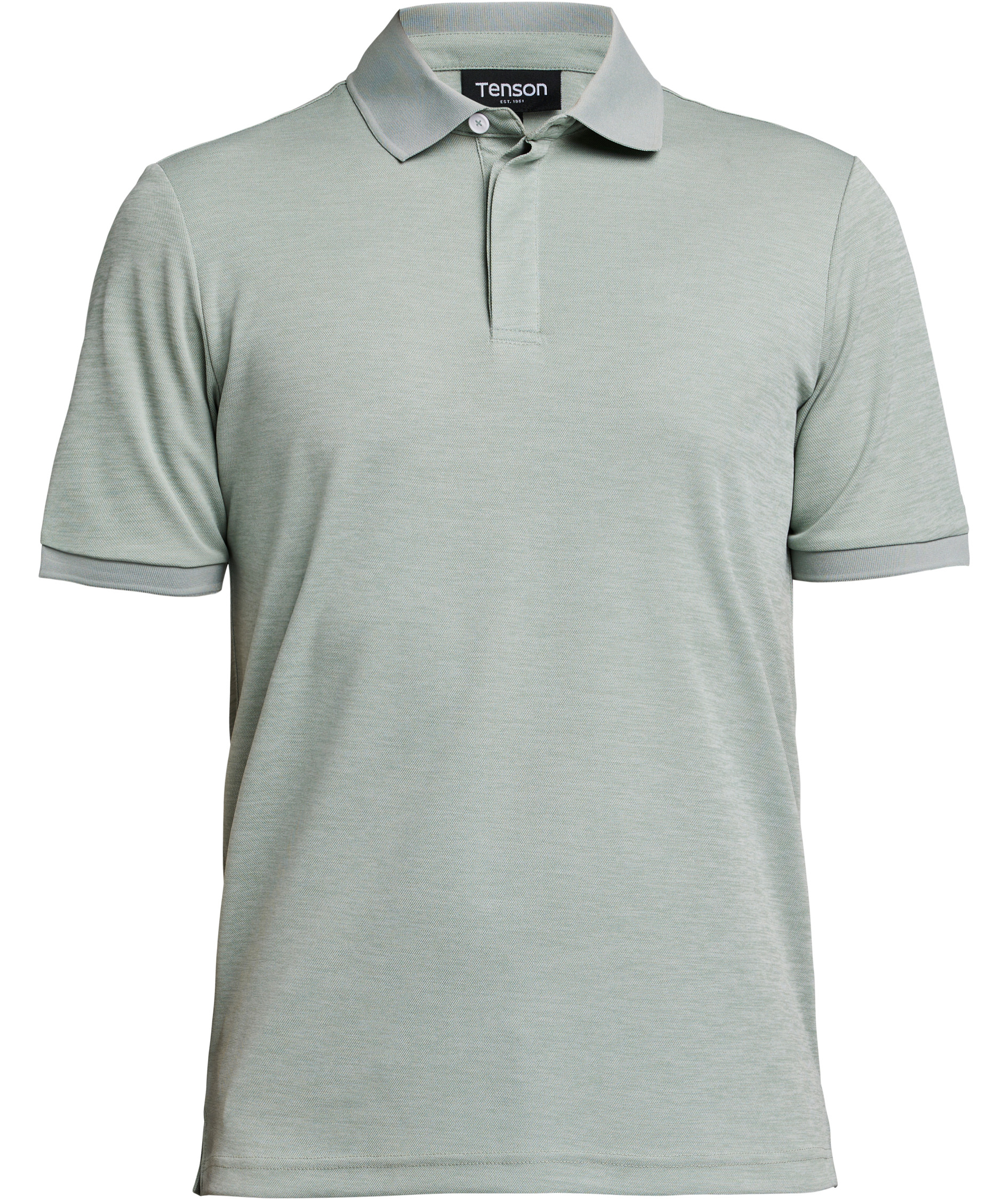 Tenson TXlite Melange polo shirt, Grey Green, Grey Green, swatch