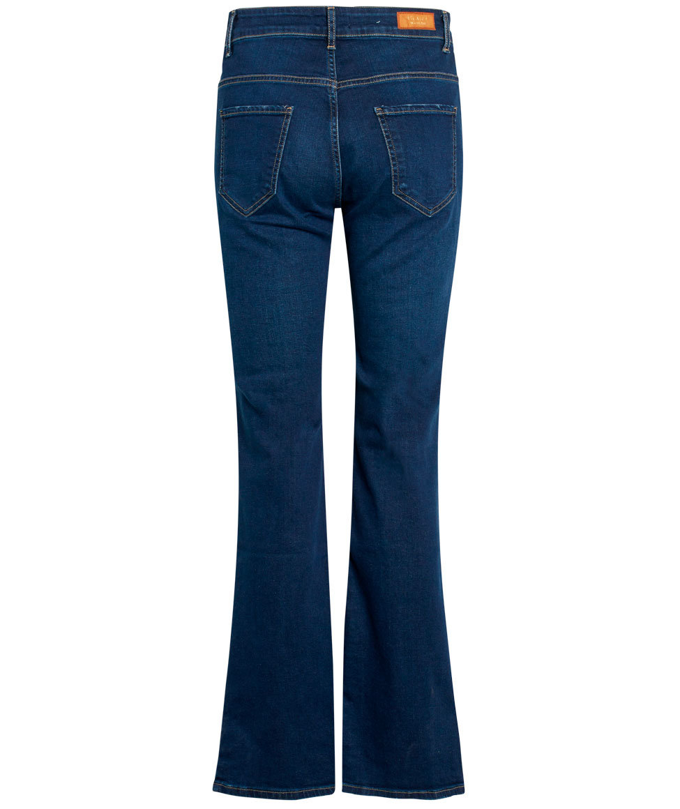 Claire Woman Jaya jeans med kort benl&auml;ng dam, Denim