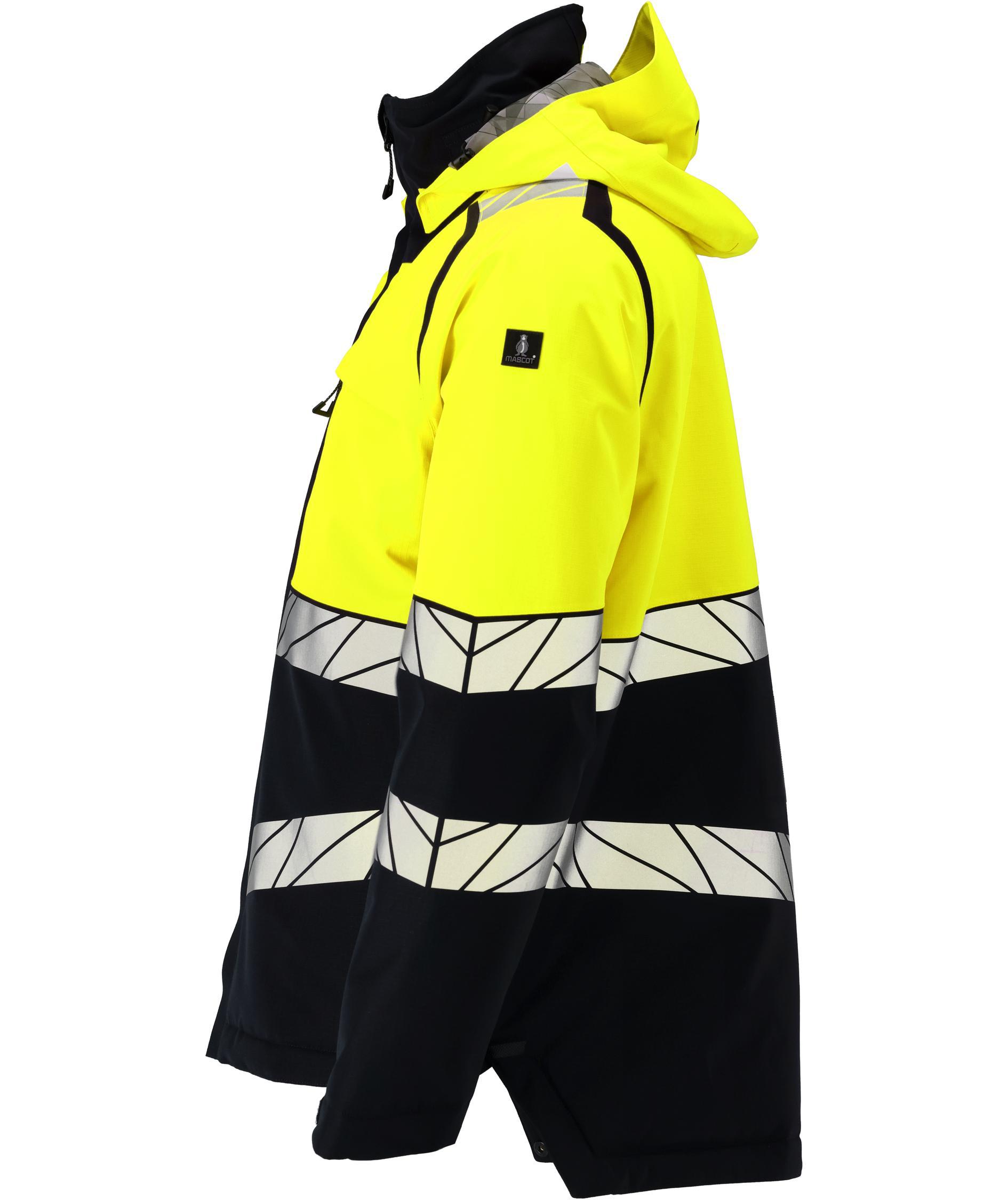 Mascot Accelerate Safe vinterjakke, Sort/Hi-Vis Gul, large image number 3