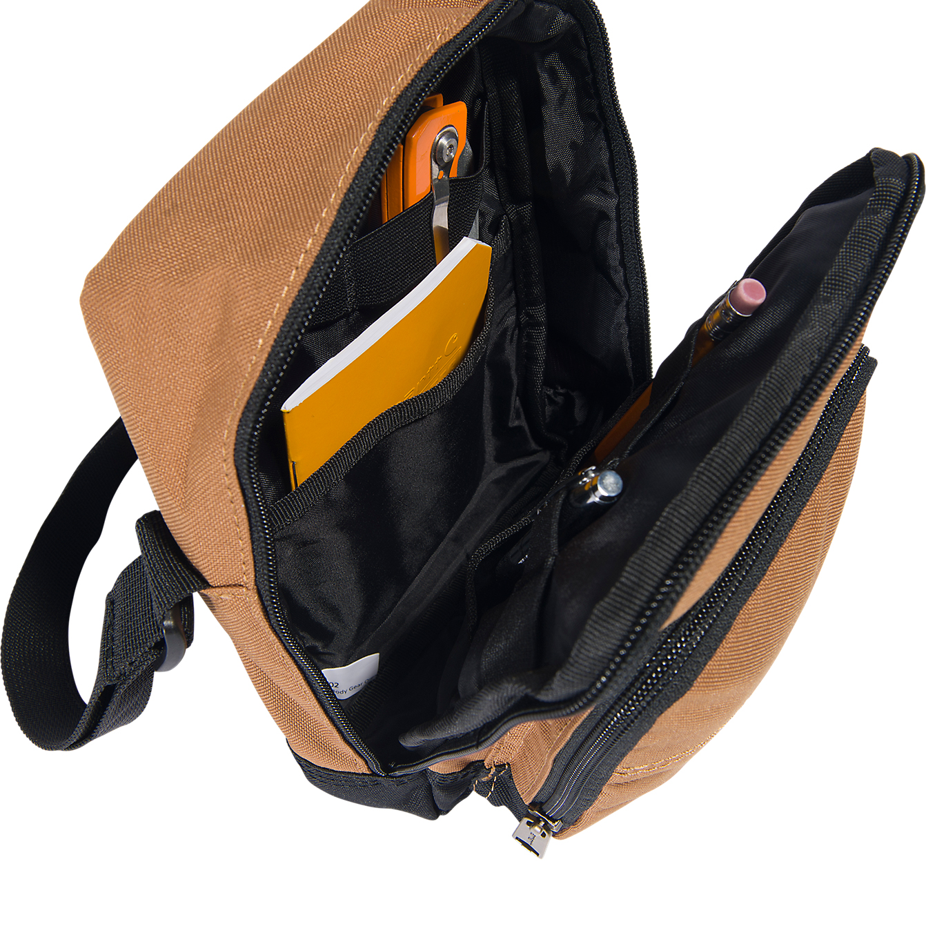 Carhartt Crossbody v&auml;ska, Carhartt Brown, Carhartt Brown, large image number 4