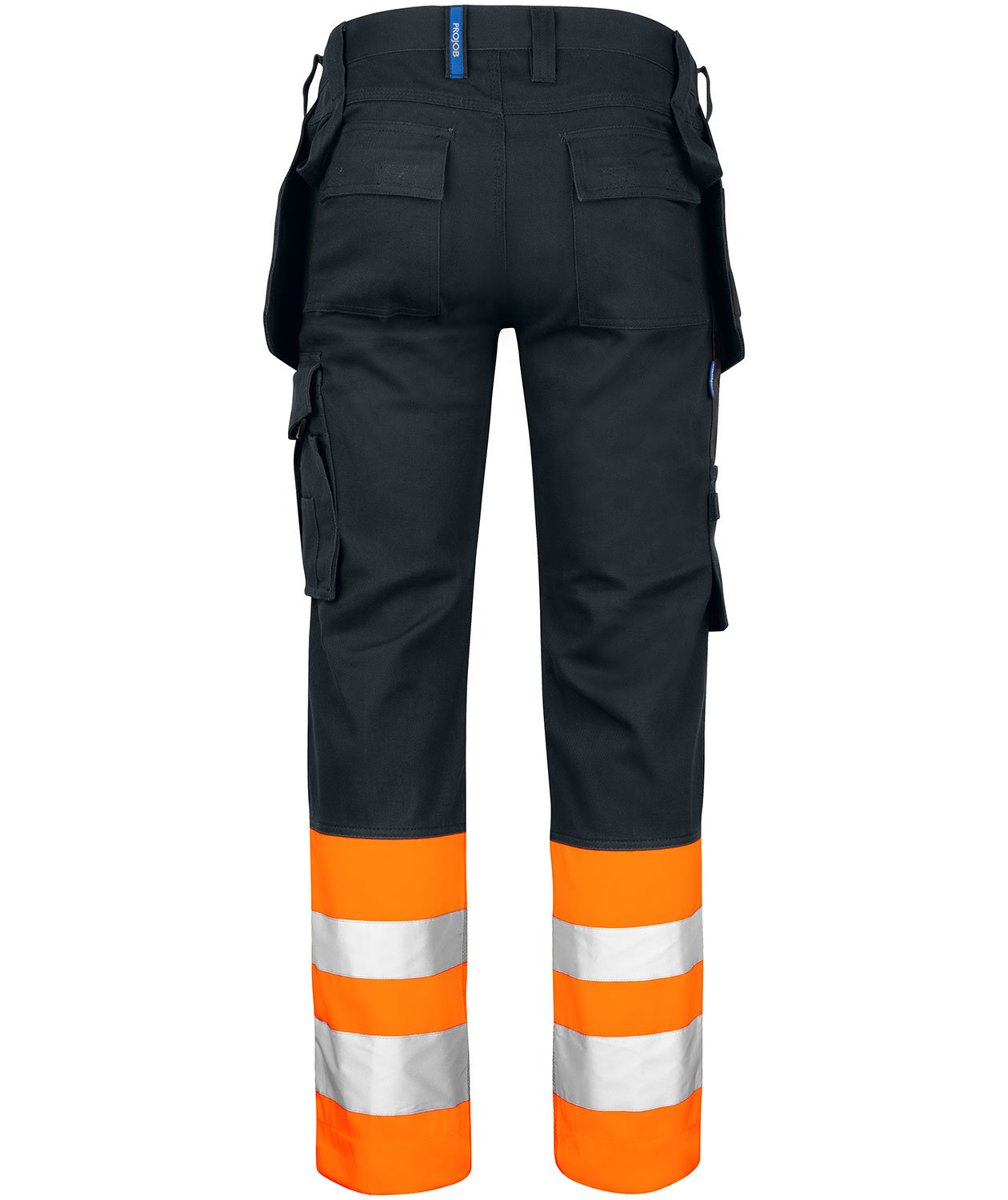 ProJob hantverksbyxa 6530, Svart/Hi-vis Orange