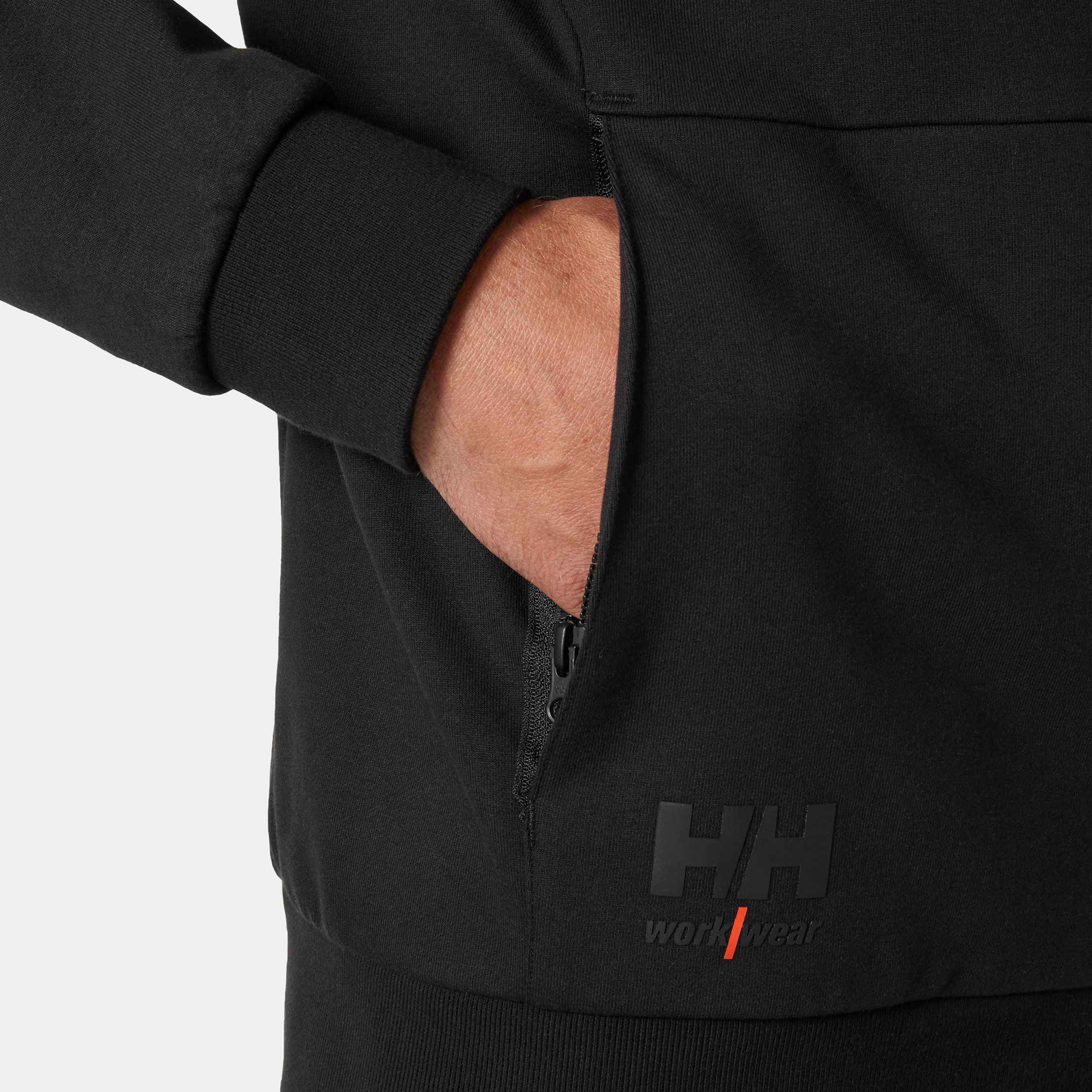 Helly Hansen Evo hoodie med dragkedja, Black, large image number 5
