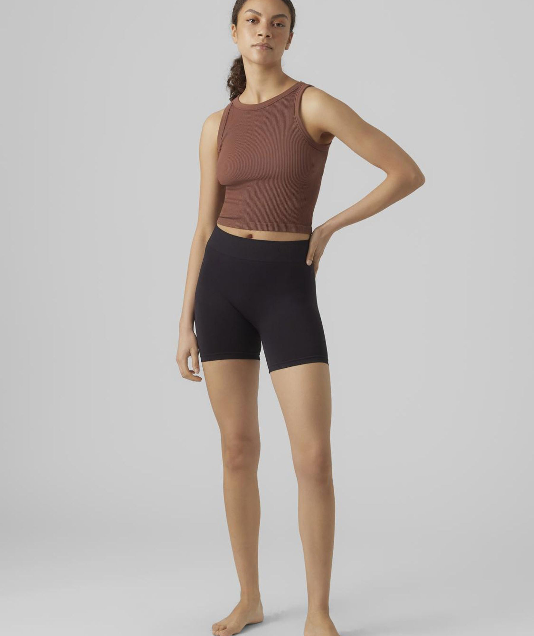 Vero Moda VMJACKIE korte s&oslash;ml&oslash;se dame indershorts, Black, large image number 4