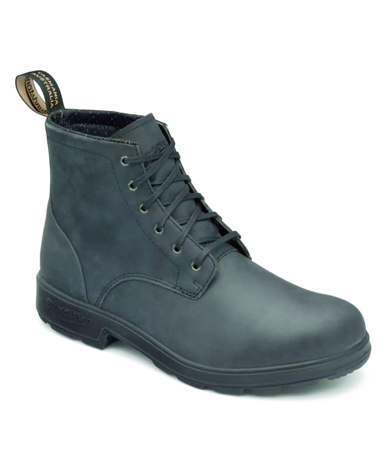 Blundstone Lace Up st&ouml;vlar, Rustic Black