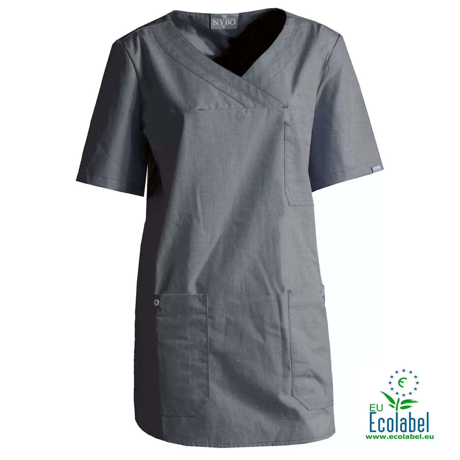 Nybo Workwear Nature dame tunika, Koksgr&aring;, Koksgr&aring;, swatch