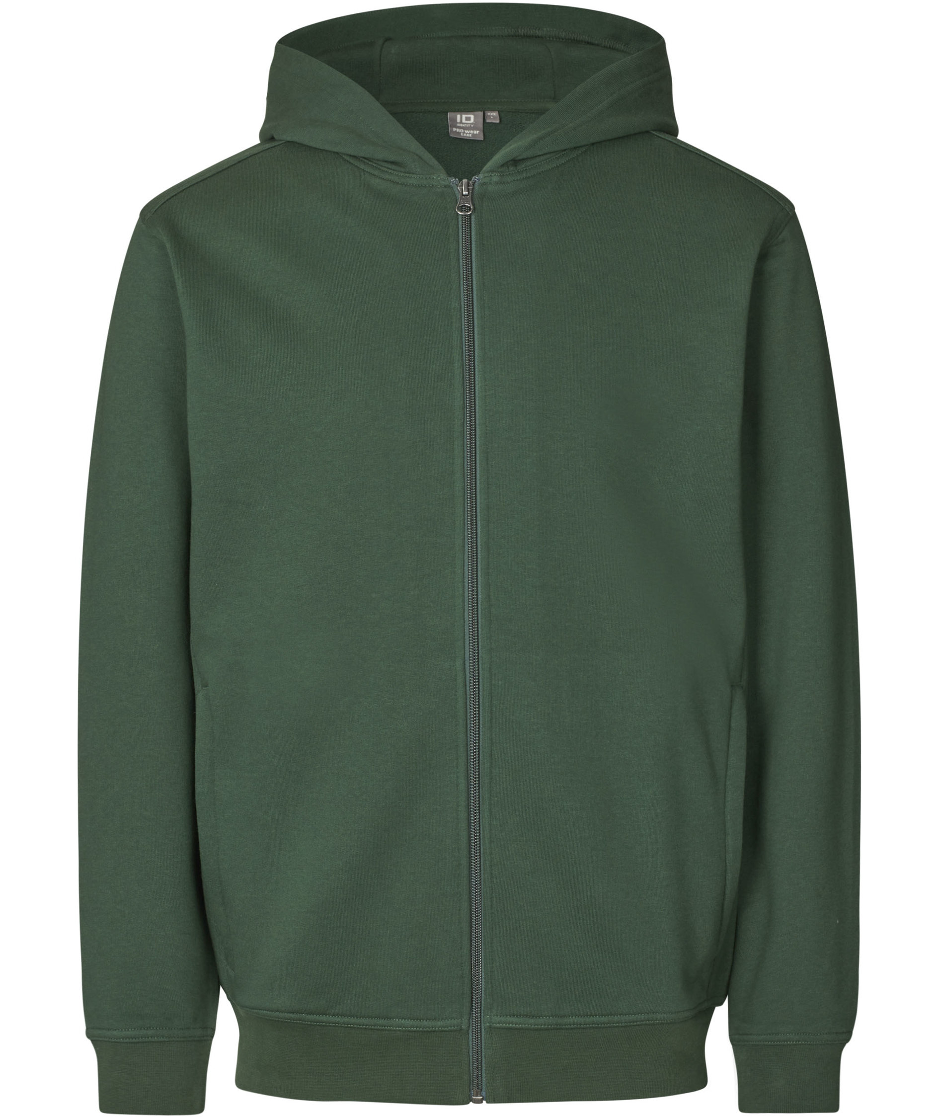 ID Pro Wear Care Hoodie mit Rei&szlig;verschluss, Flaschengr&uuml;n, Flaschengr&uuml;n, swatch