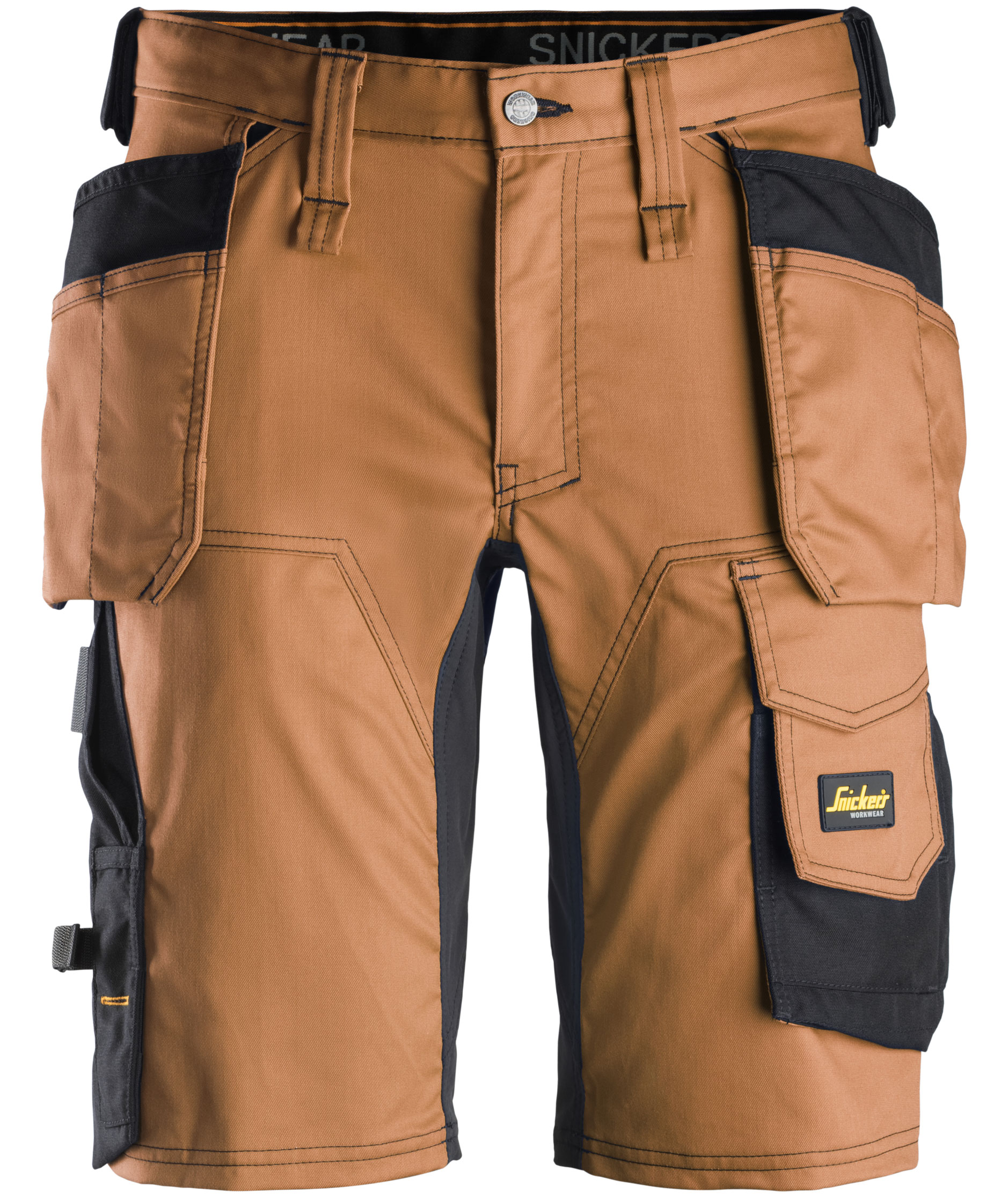 Snickers AllroundWork h&aring;ndverkershorts 6141, Brun/Svart, Brun/Svart, swatch