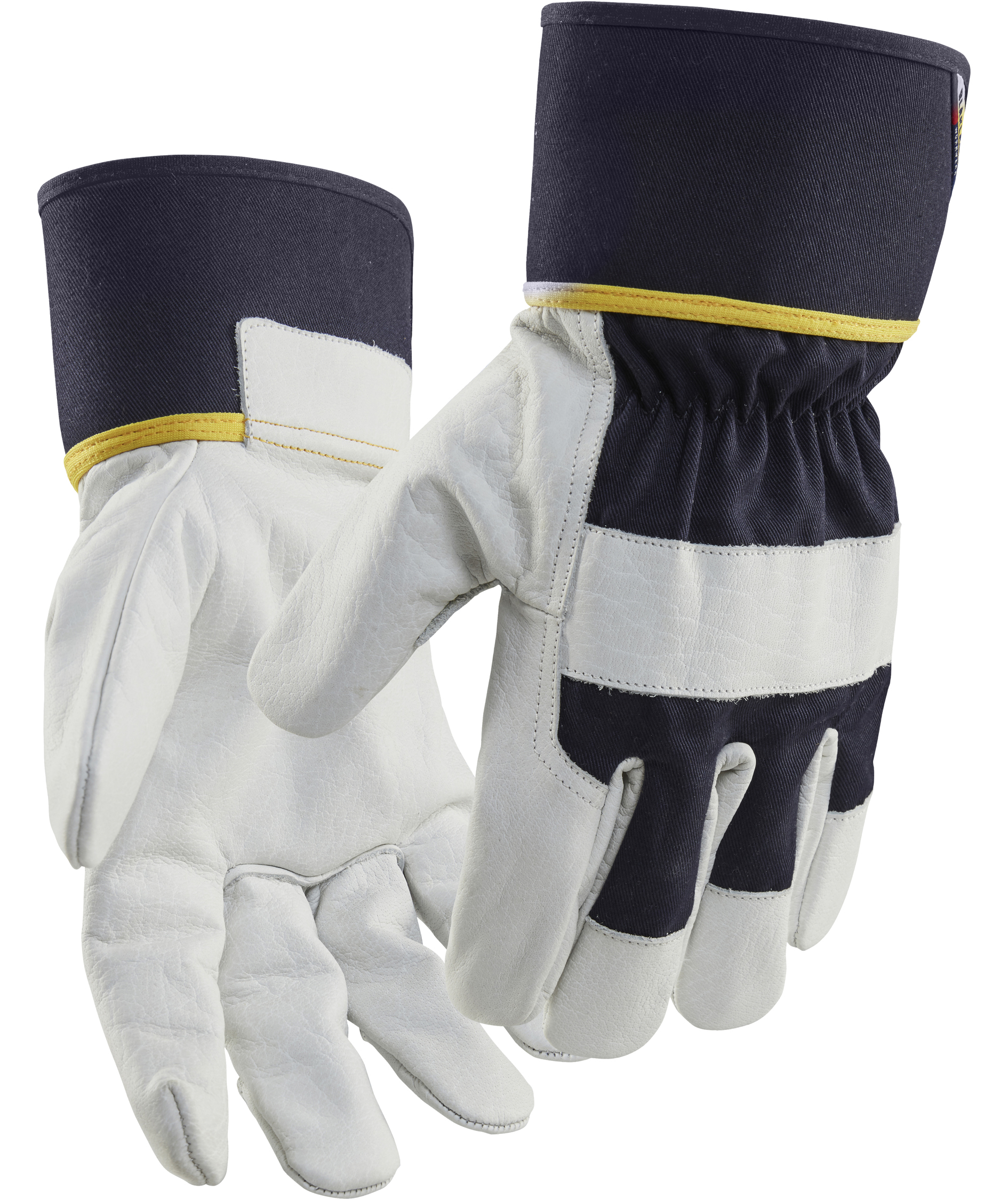 Bl&aring;kl&auml;der 2841 Arbeitshandschuhe, Dunkles Marineblau/Wei&szlig;