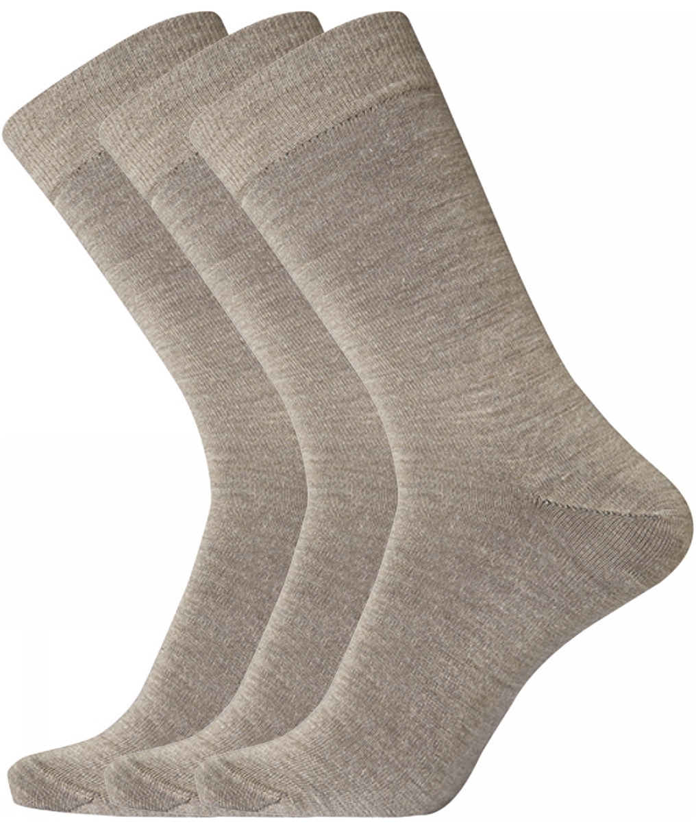 Dovre 3-pack twin sock sokker med ull, Beige